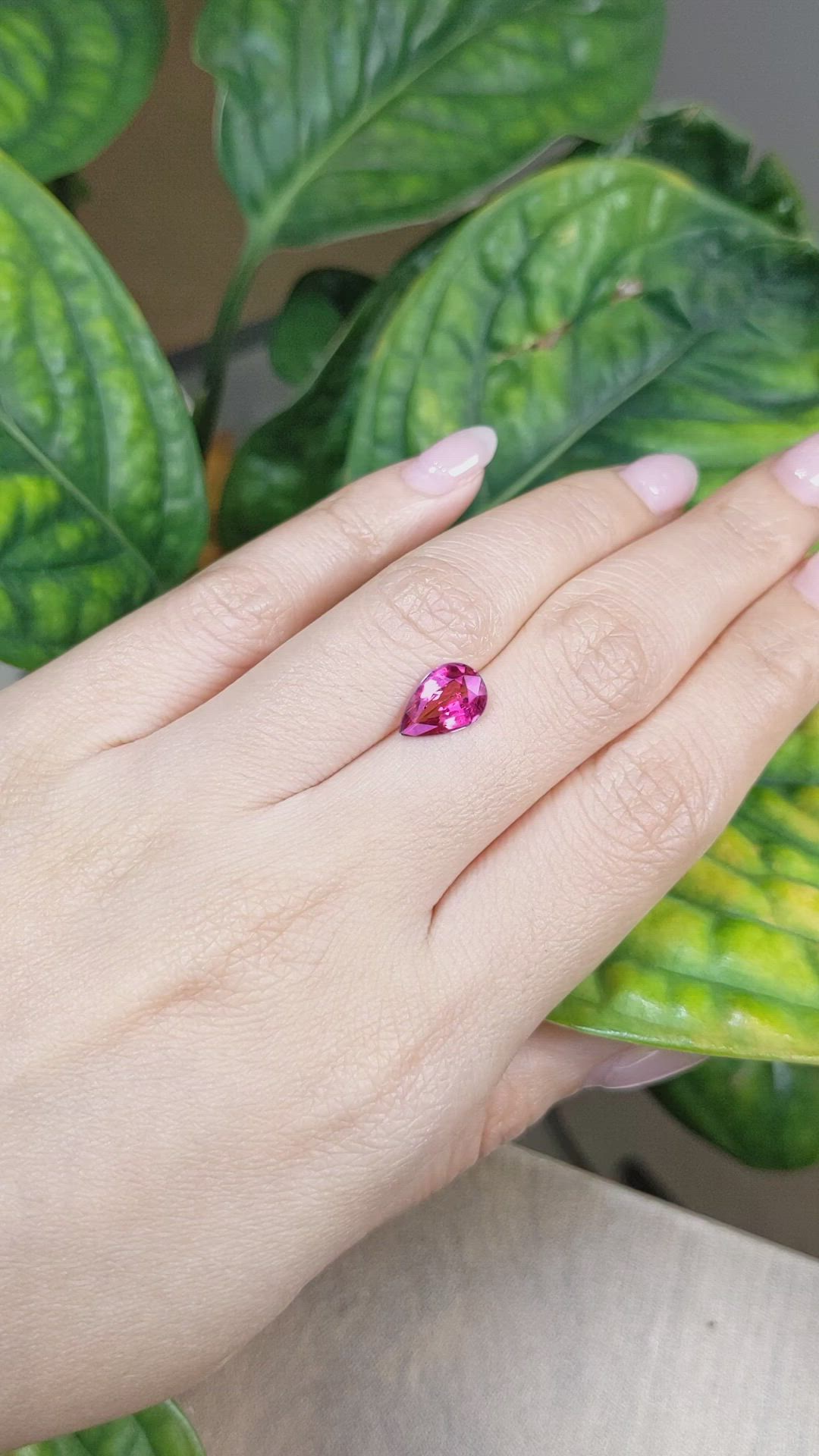 2.21 Ct. Purplish Pink Sapphire from Madagascar Size Video
