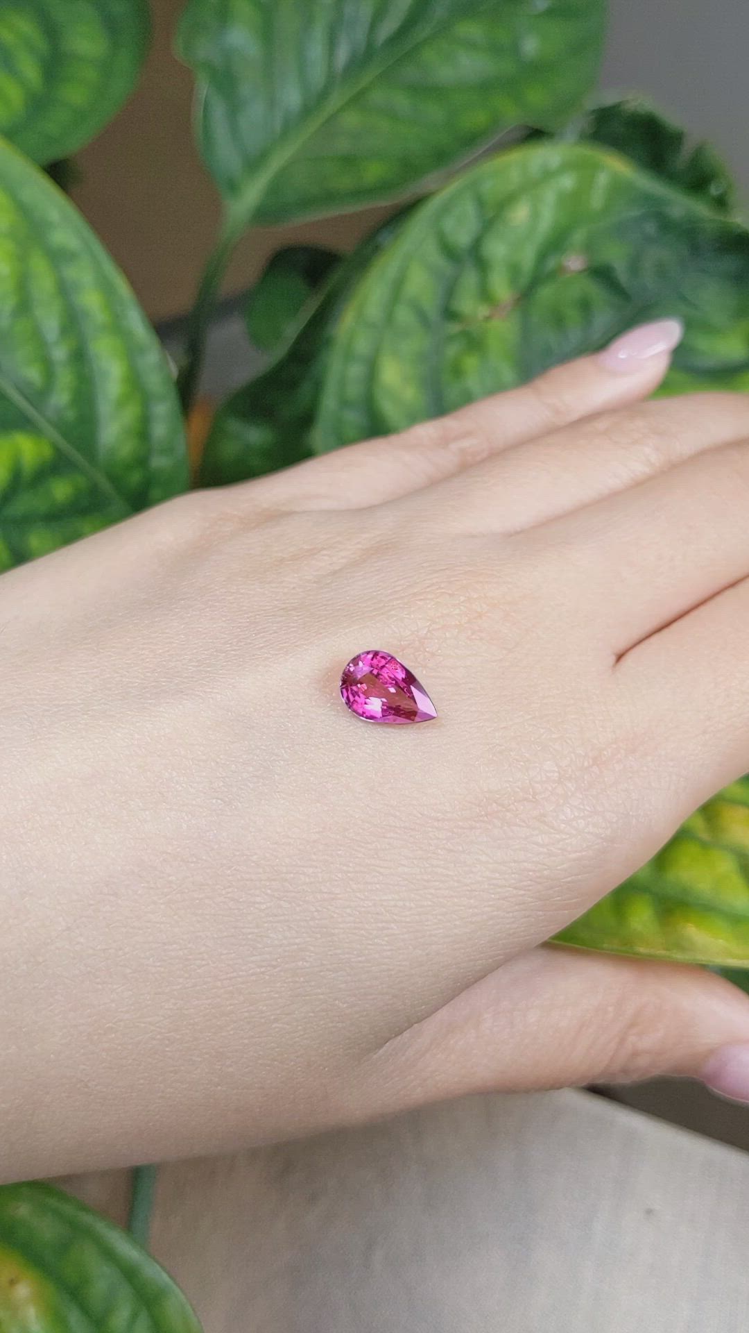 2.21 Ct. Purplish Pink Sapphire from Madagascar Size Video
