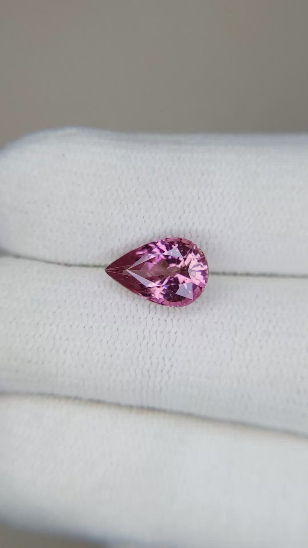 2.56 Ct. Pink Sapphire from Madagascar Size Video