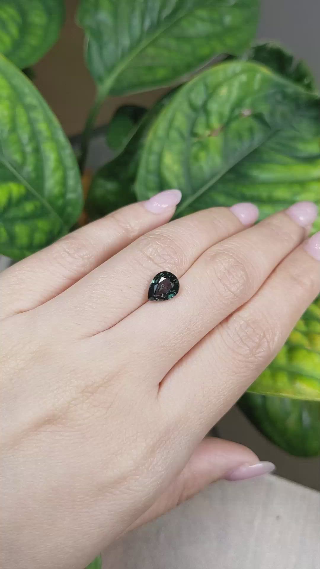 2.21 Ct. Color Change Sapphire from Ceylon (Sri Lanka) Size Video