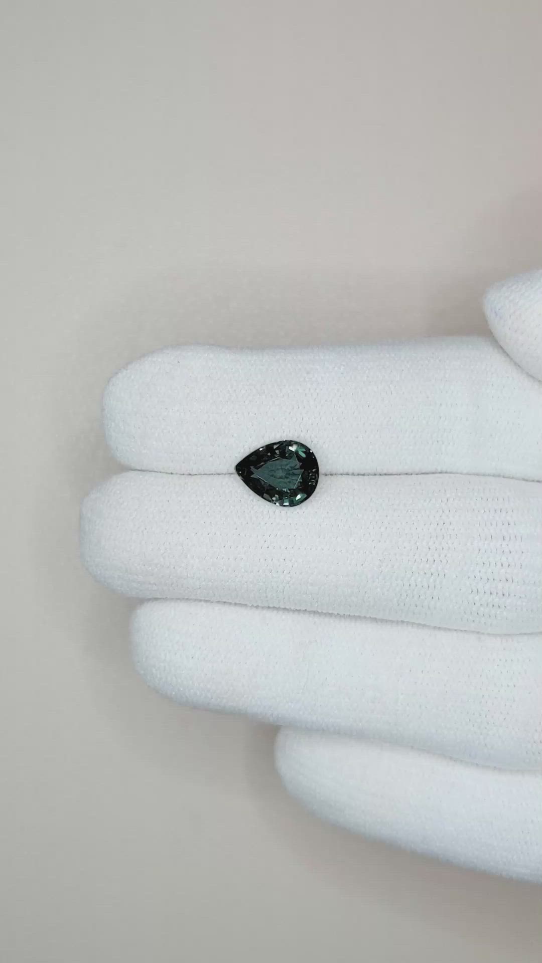 2.21 Ct. Color Change Sapphire from Ceylon (Sri Lanka) Size Video