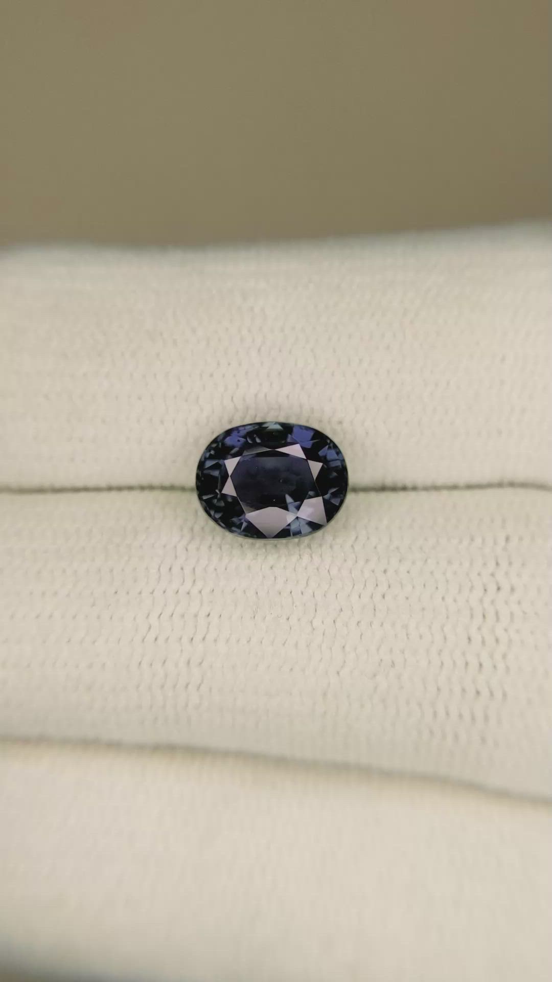 2.43 Ct. Color Change Sapphire from Ceylon (Sri Lanka) Size Video