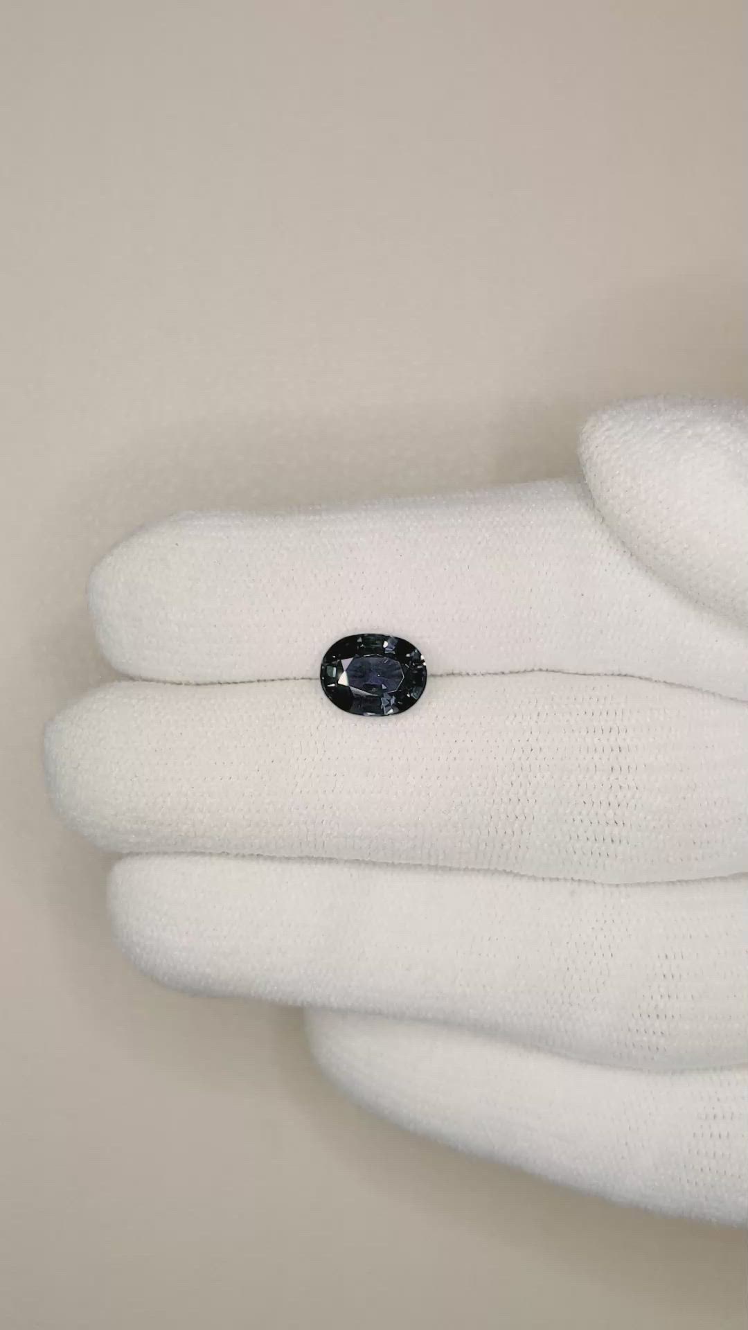 2.43 Ct. Color Change Sapphire from Ceylon (Sri Lanka) Size Video