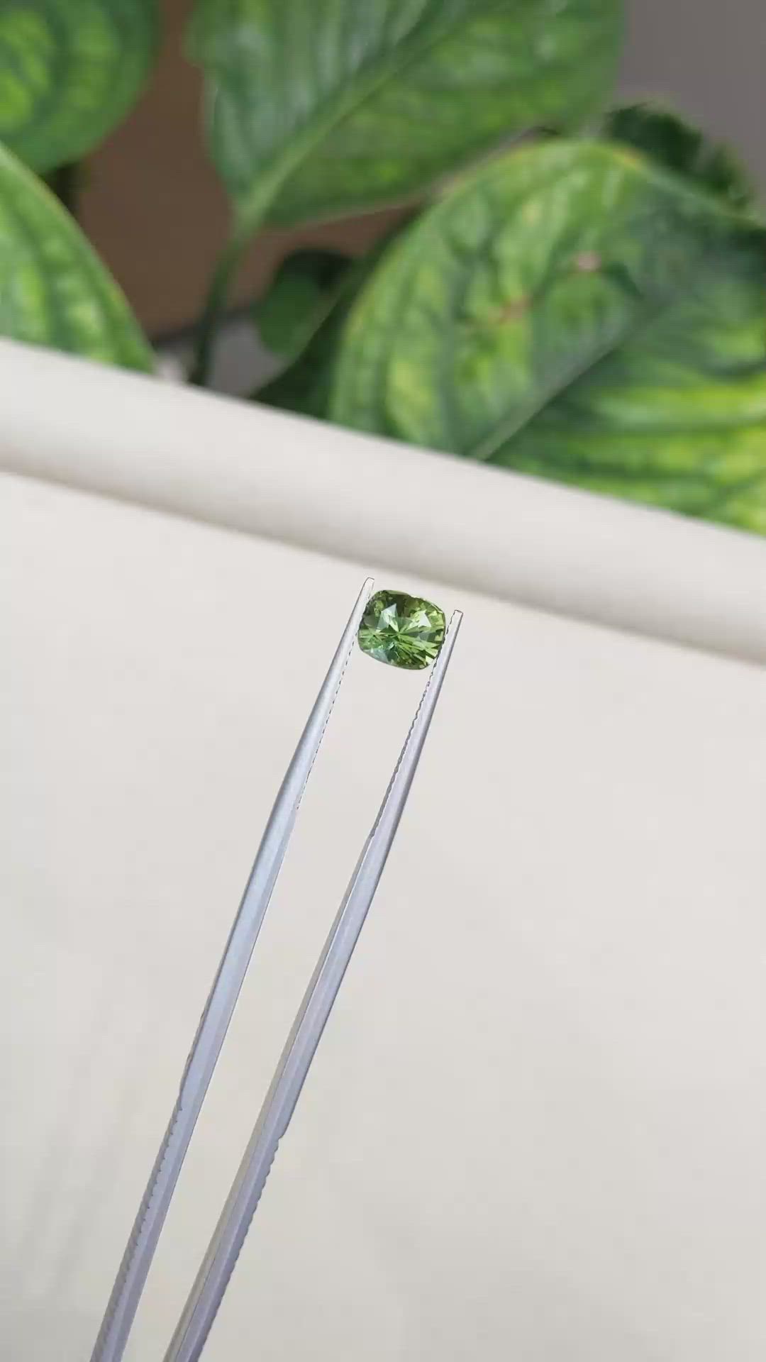 2.17 Ct. Green Sapphire from Madagascar Size Video