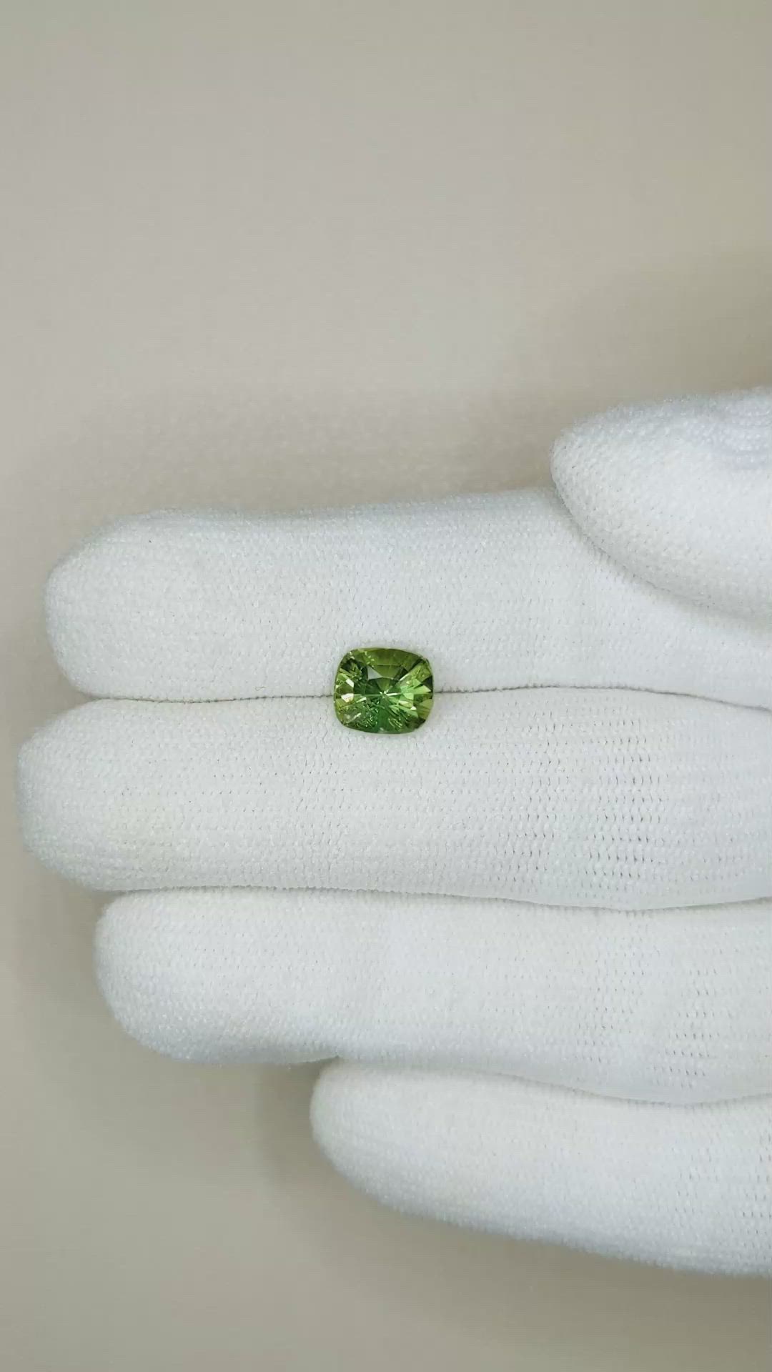 2.17 Ct. Green Sapphire from Madagascar Size Video