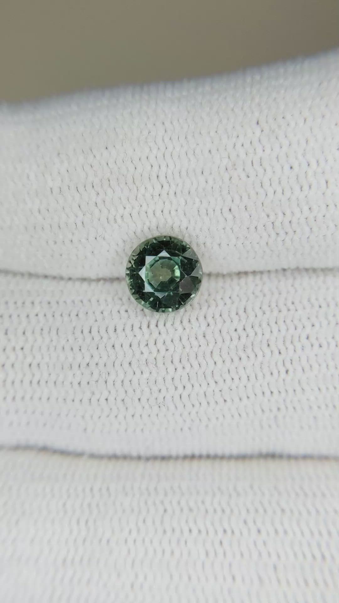 2.05 Ct. Green Sapphire from Madagascar Size Video