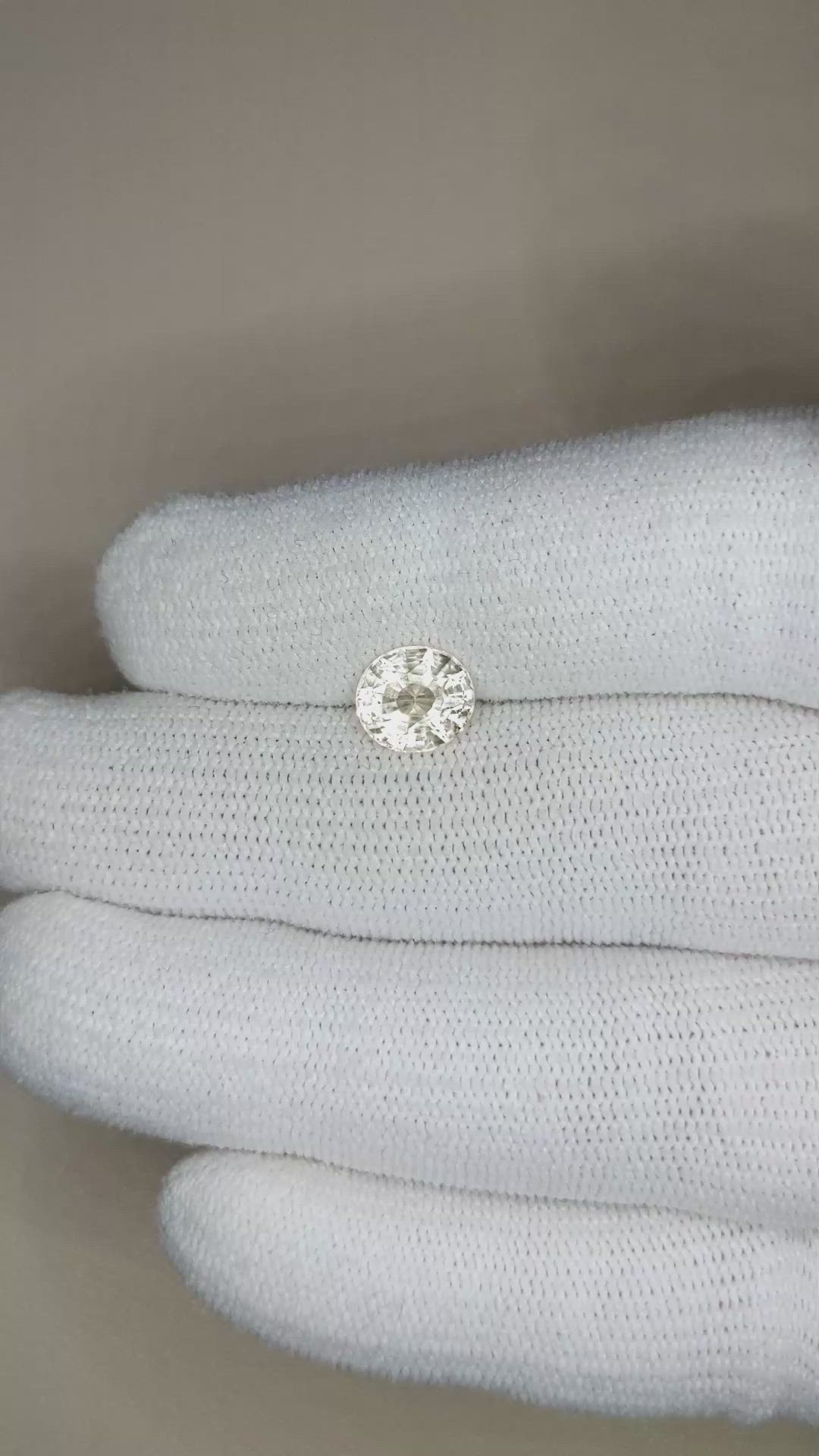 2.27 Ct. Yellow Sapphire from Ceylon (Sri Lanka) Size Video