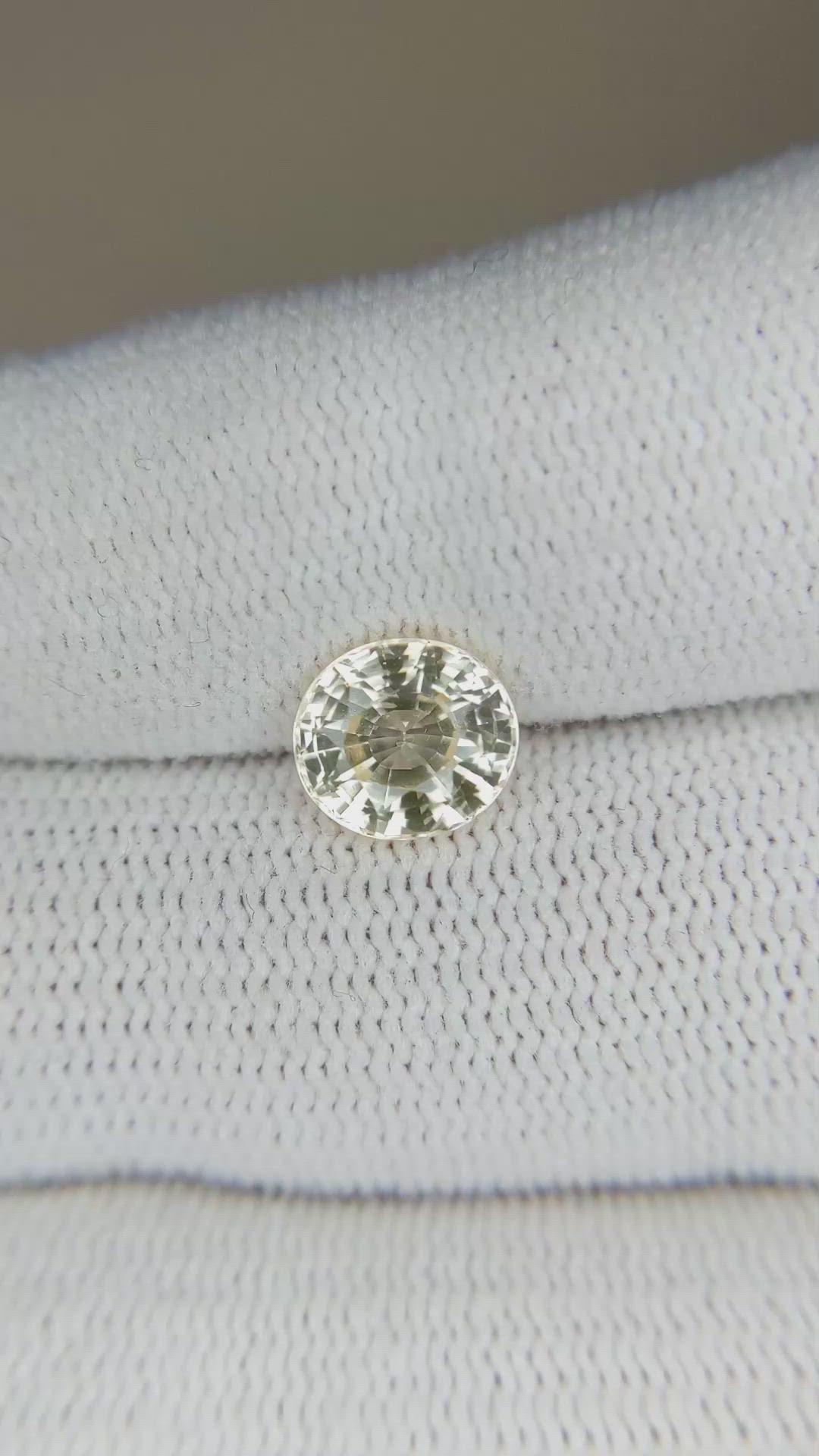 2.27 Ct. Yellow Sapphire from Ceylon (Sri Lanka) Size Video