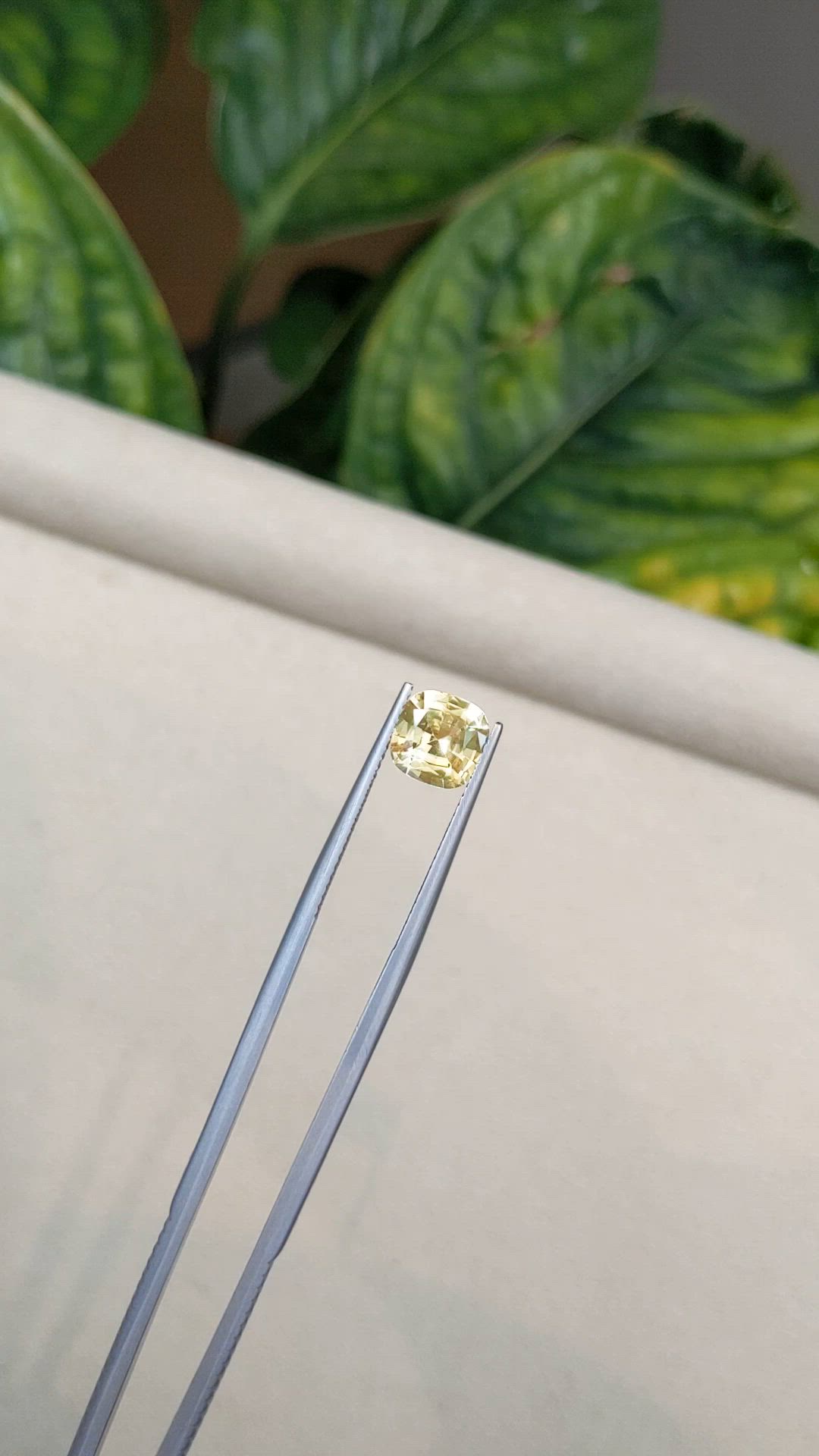 2.00 Ct. Yellow Sapphire from Ceylon (Sri Lanka) Size Video