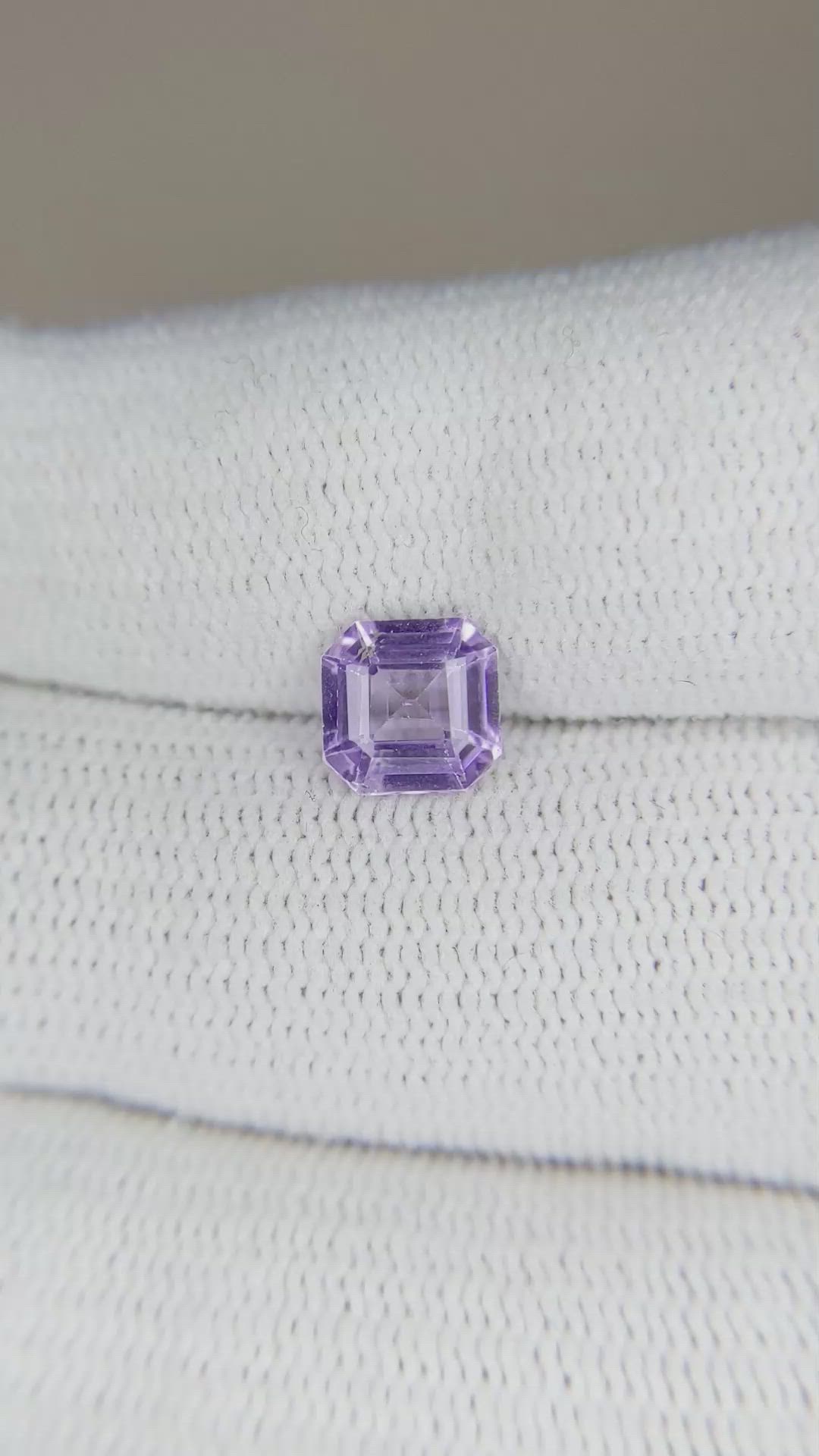 1.36 Ct. Purple Sapphire from Ceylon (Sri Lanka) Size Video