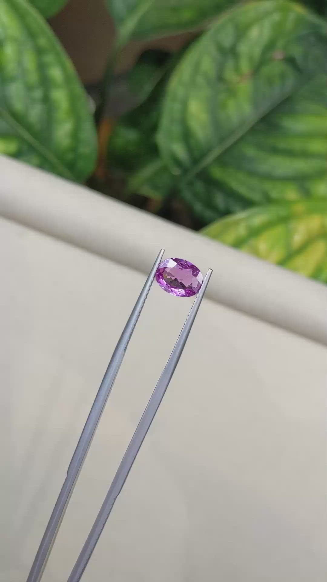 2.00 Ct. Pink Sapphire from Ceylon (Sri Lanka) Size Video