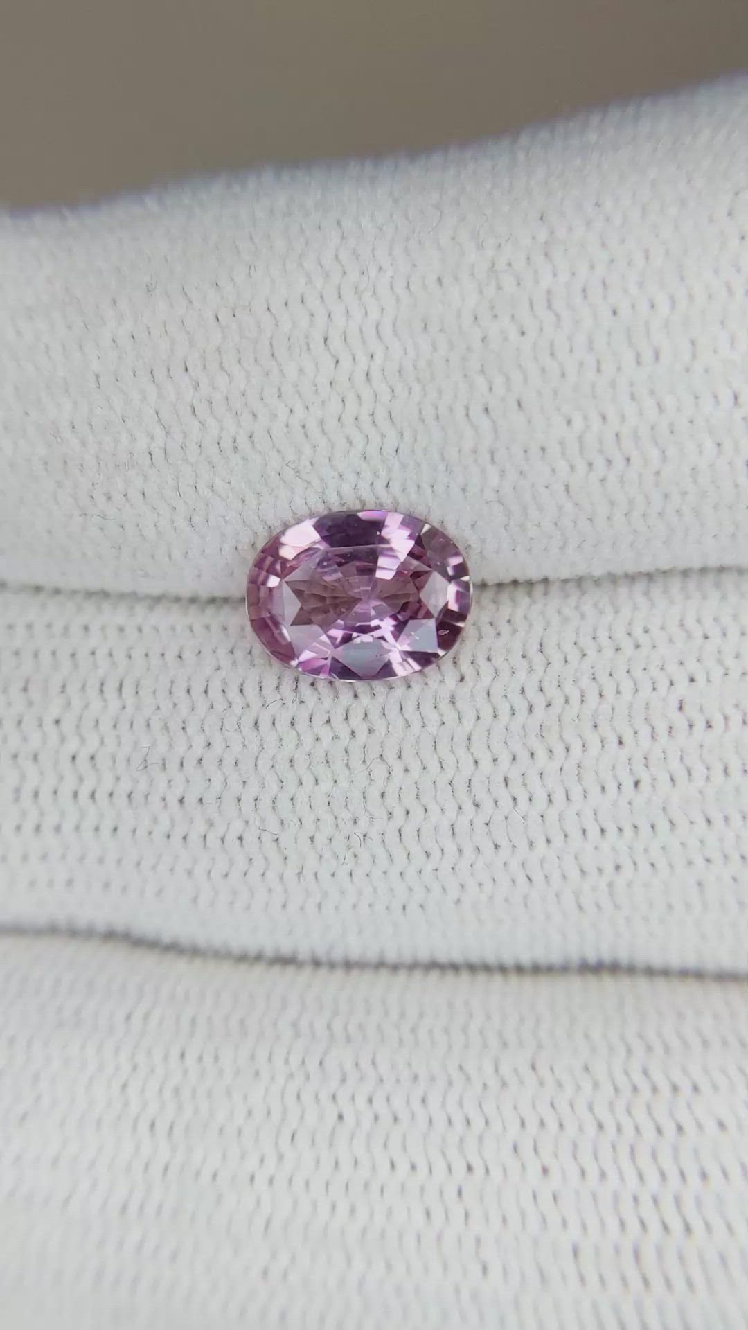 1.82 Ct. Pink Sapphire from Ceylon (Sri Lanka) Size Video
