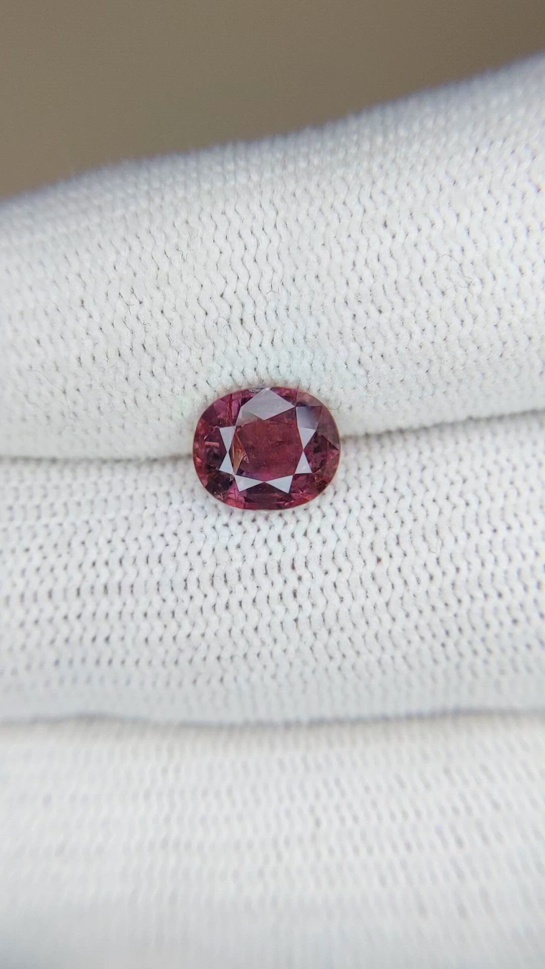2.09 Ct. Pinkish Brown Sapphire from Thailand Size Video