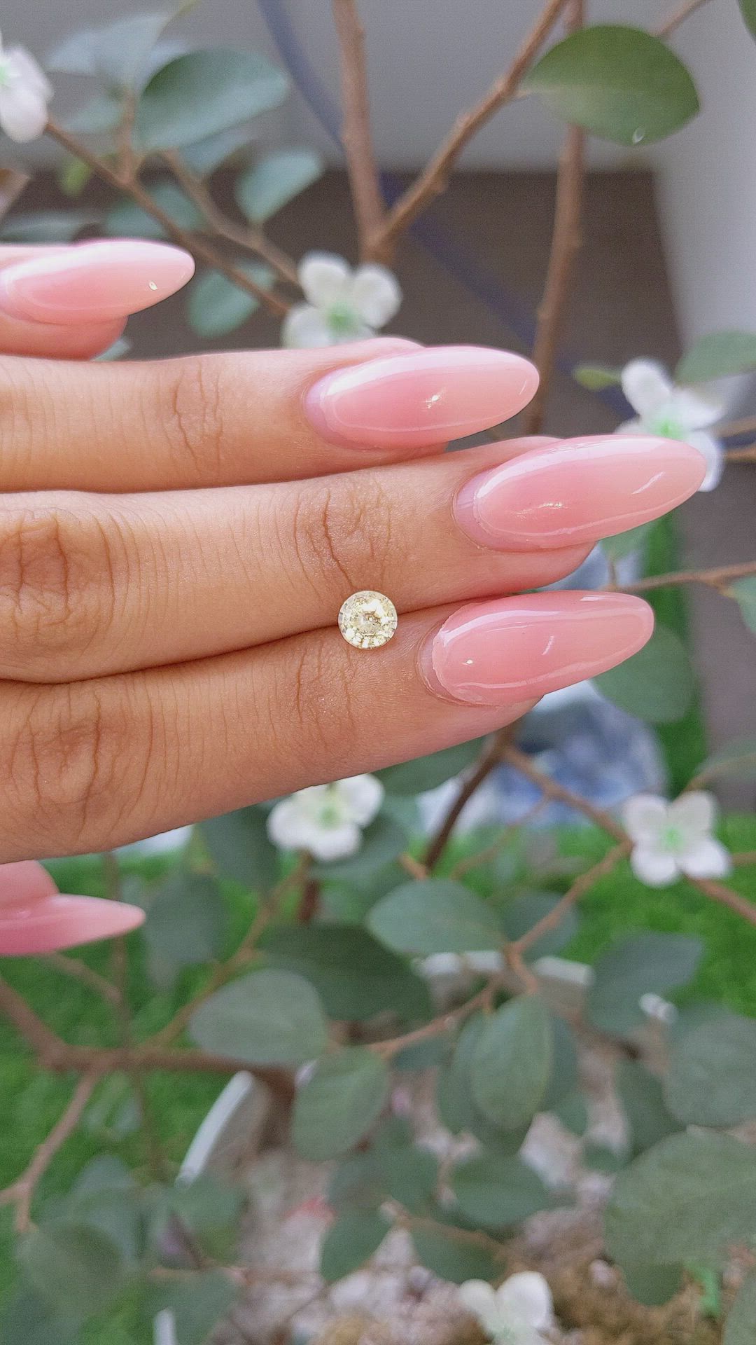 0.72 Ct. Yellow Sapphire from Ceylon (Sri Lanka) Size Video