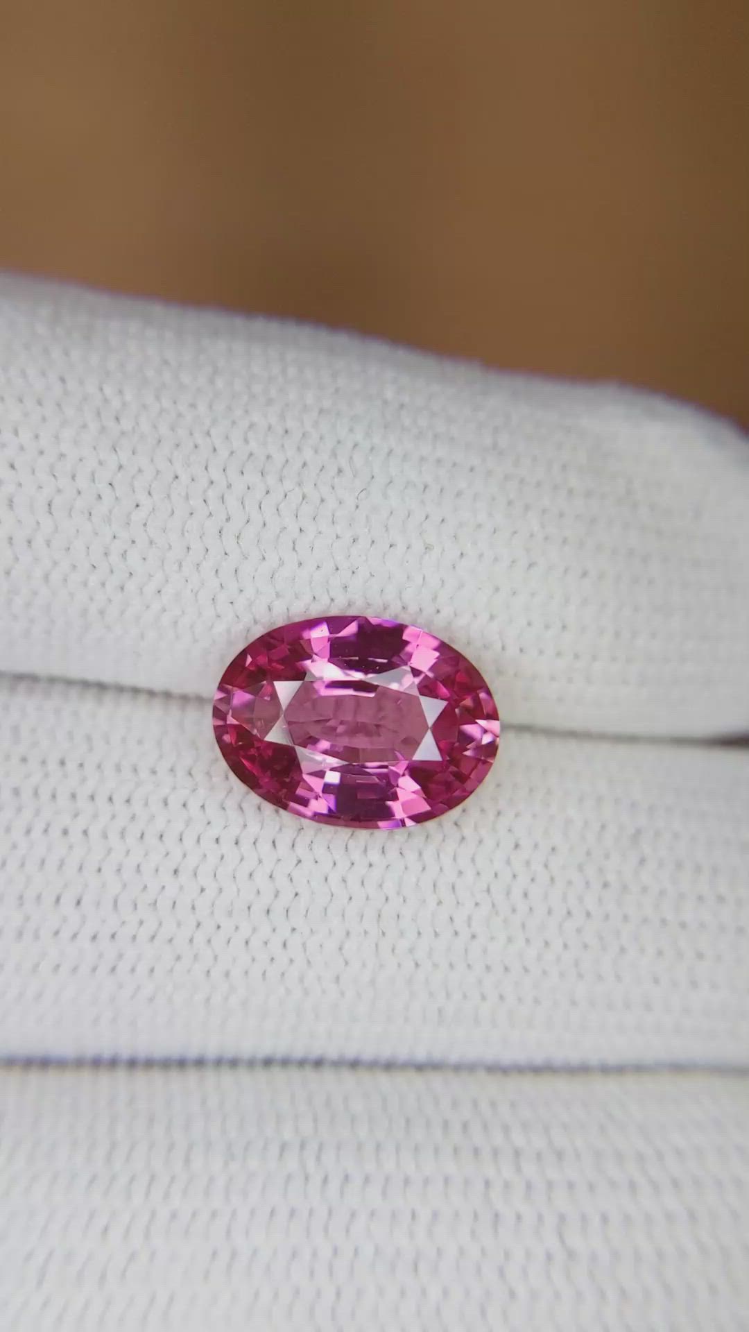 3.87 Ct. Pink Sapphire from Madagascar Size Video