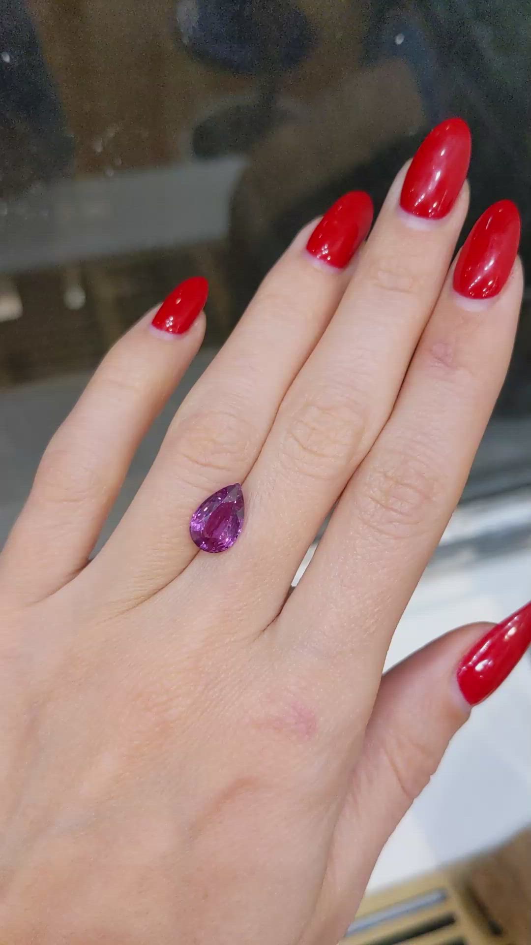 3.04 Ct. Pink Sapphire from Ceylon (Sri Lanka) Size Video