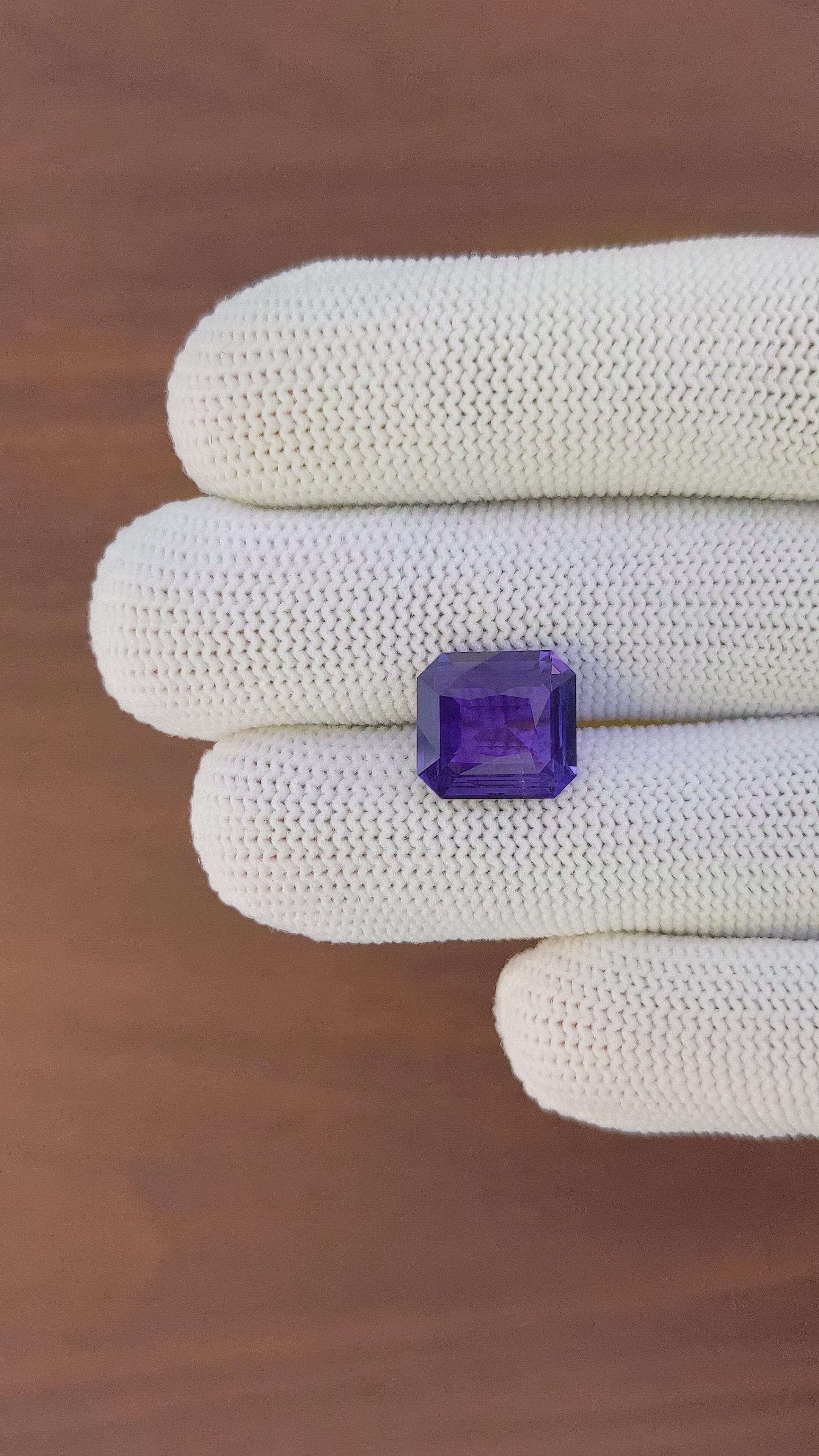 6.15 Ct. Color Change Sapphire from Ceylon (Sri Lanka) Size Video