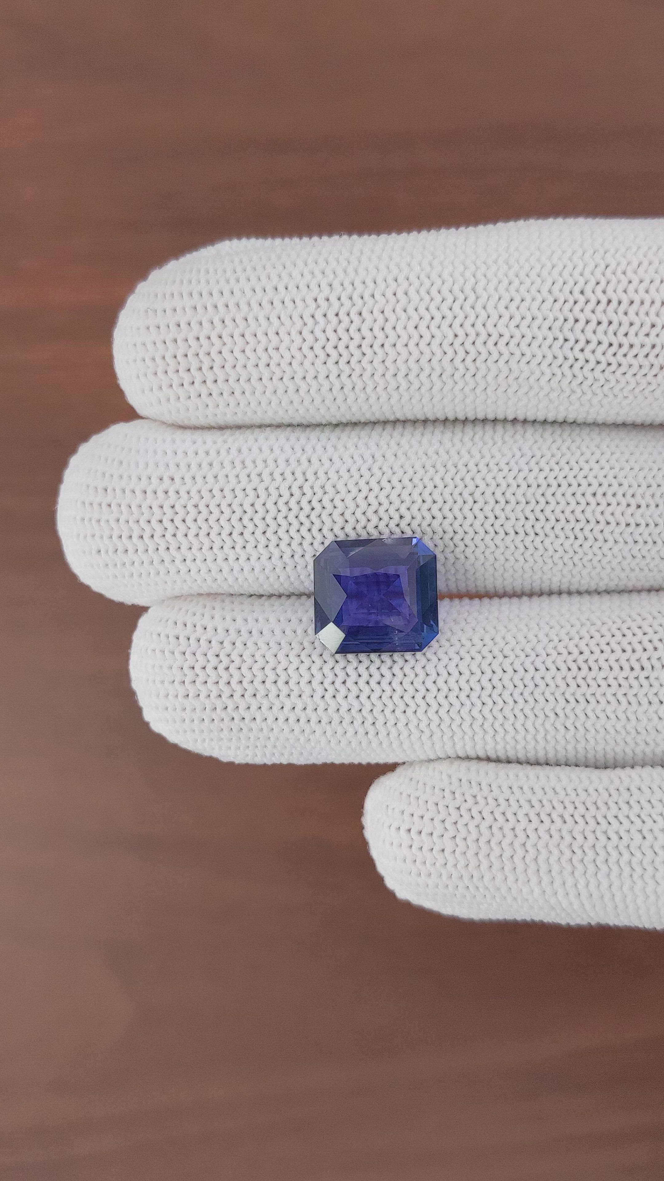 6.15 Ct. Color Change Sapphire from Ceylon (Sri Lanka) Size Video