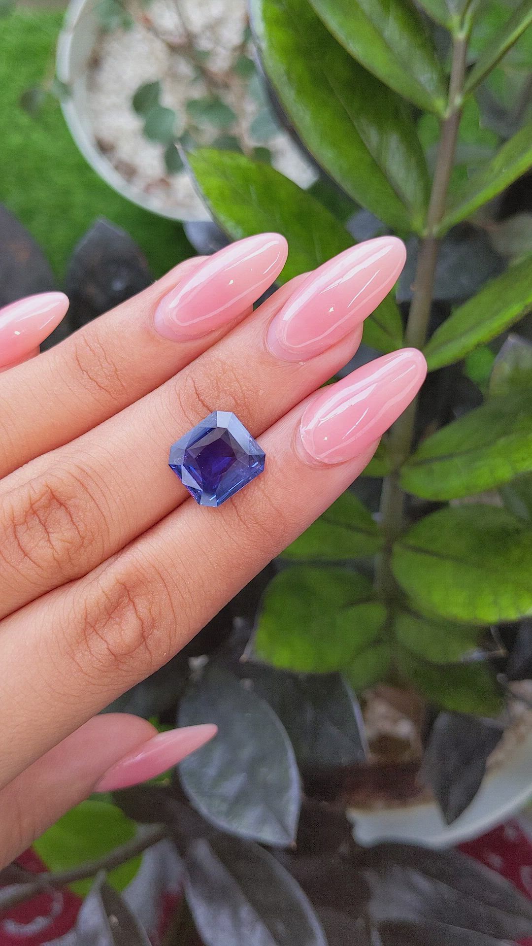 6.15 Ct. Color Change Sapphire from Ceylon (Sri Lanka) Size Video