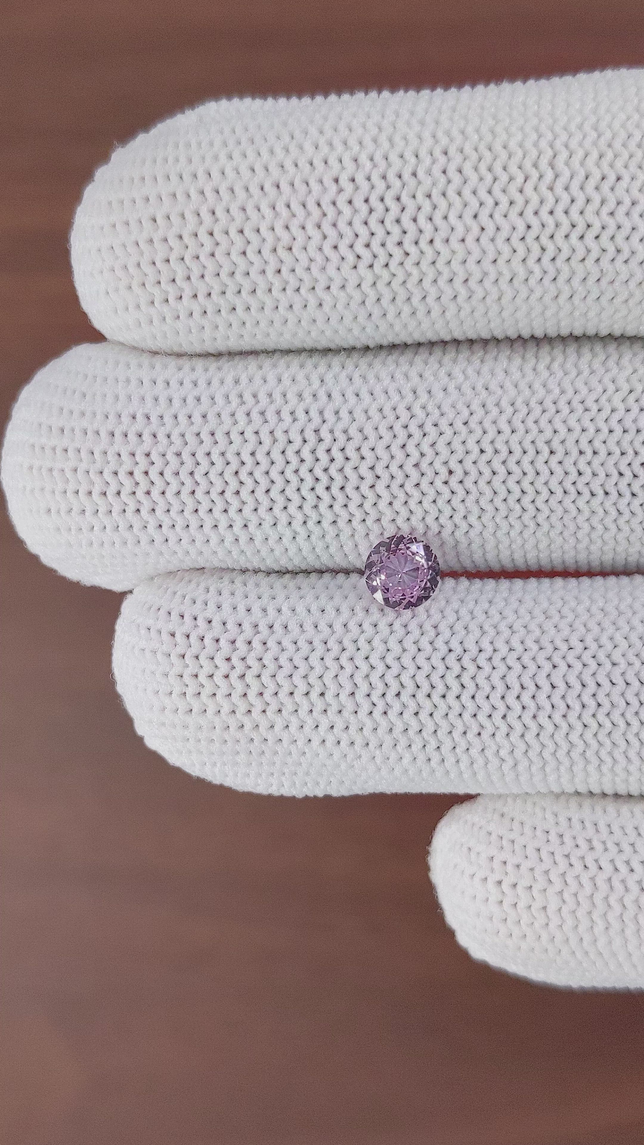 0.60 Ct. Pink Sapphire from Ceylon (Sri Lanka) Size Video