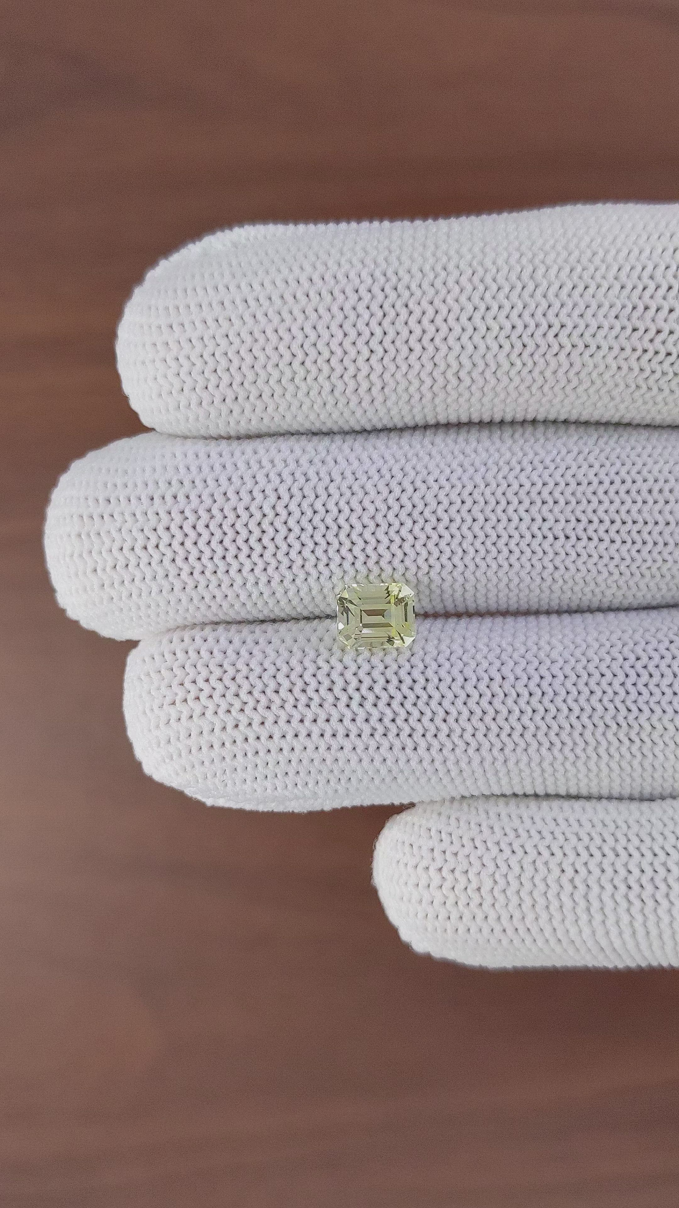 1.62 Ct. Yellow Sapphire from Ceylon (Sri Lanka) Size Video