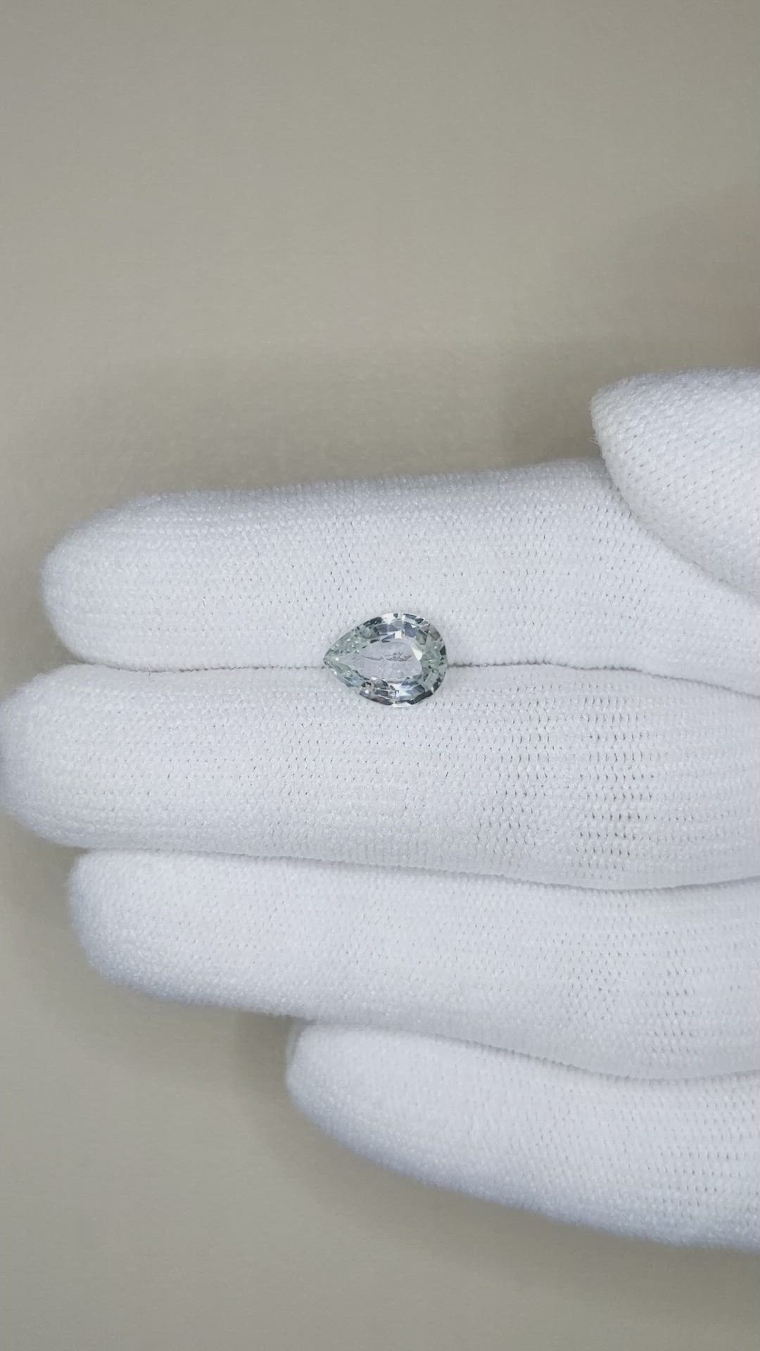 1.91 Ct. Bluish Grey Sapphire from Madagascar Size Video