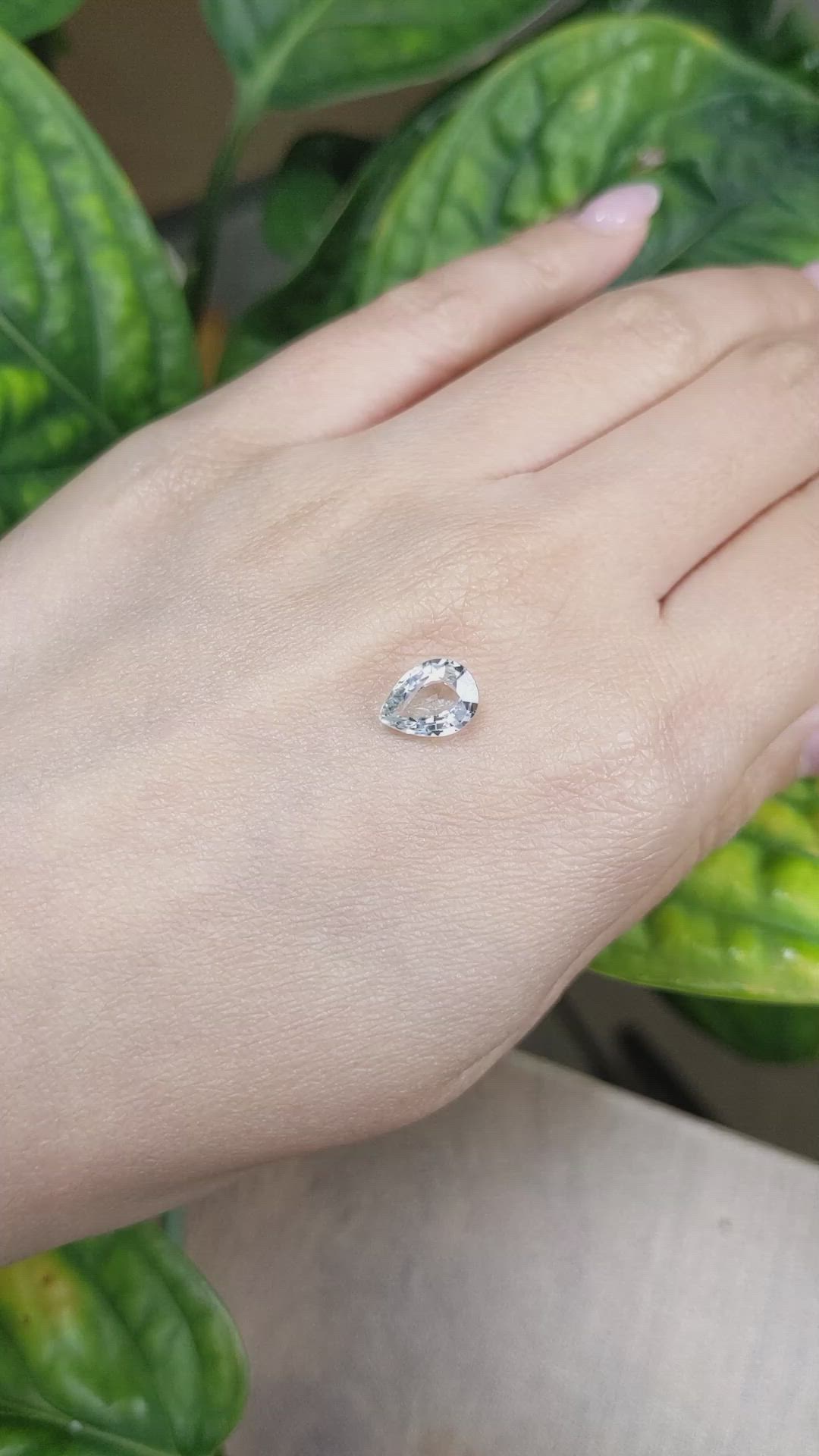 1.91 Ct. Bluish Grey Sapphire from Madagascar Size Video