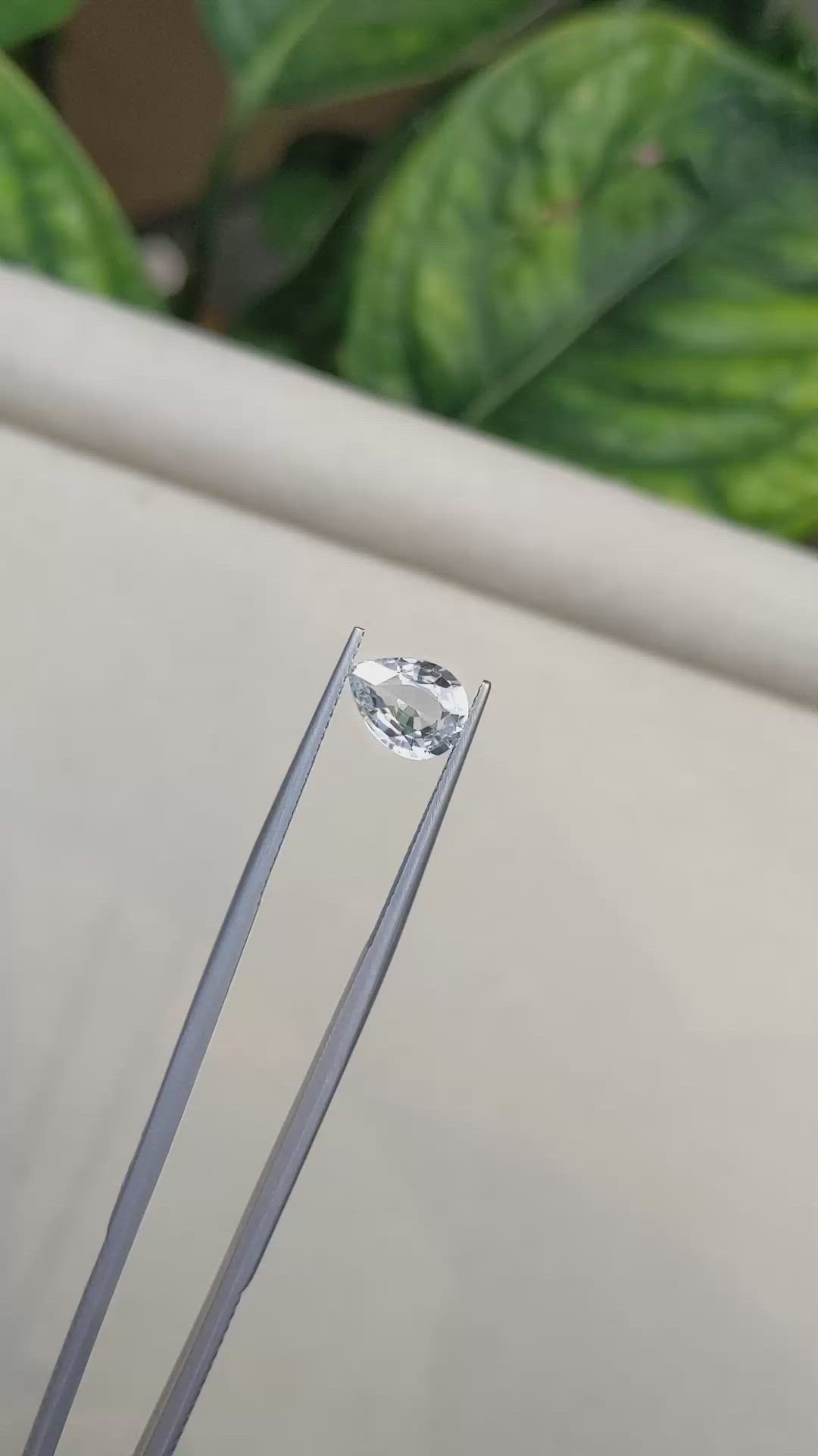 1.91 Ct. Bluish Grey Sapphire from Madagascar Size Video