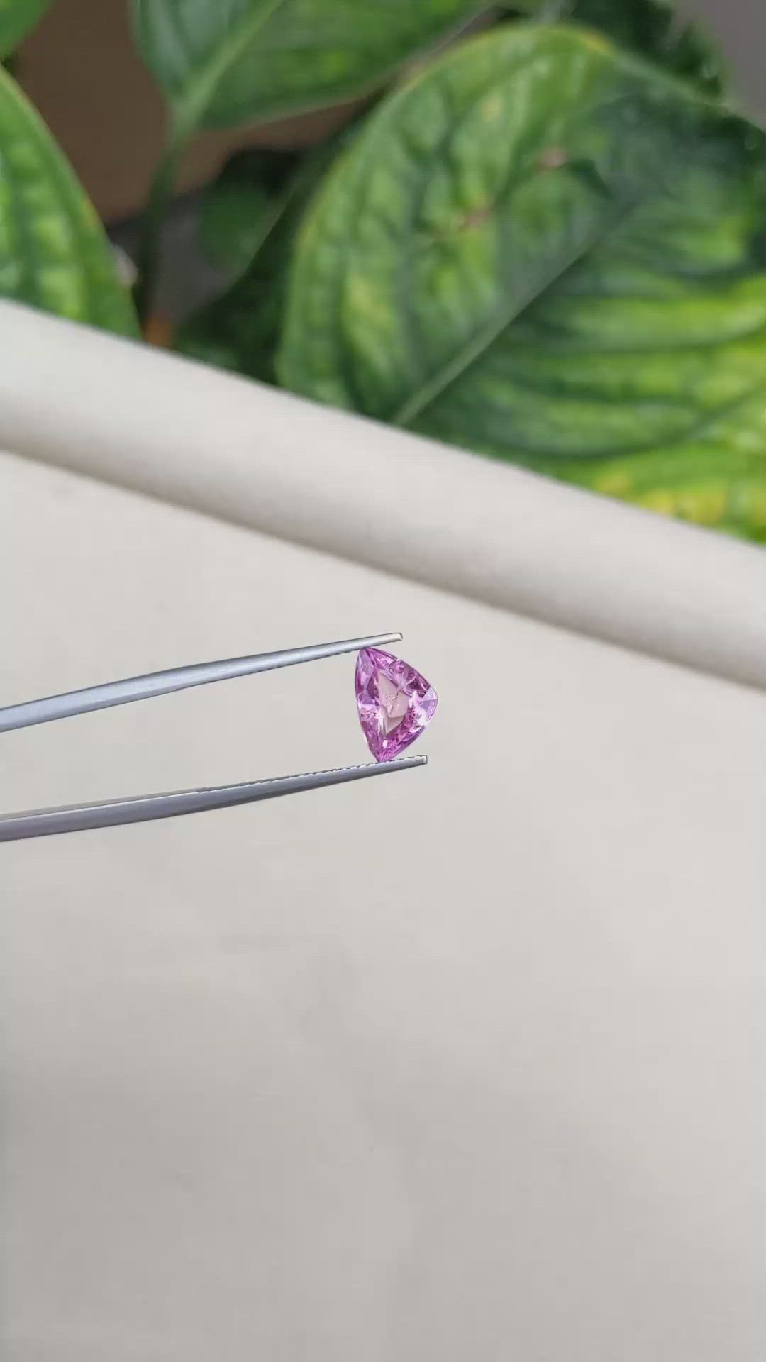 2.78 Ct. Pink Cabochon Sapphire from Madagascar Size Video
