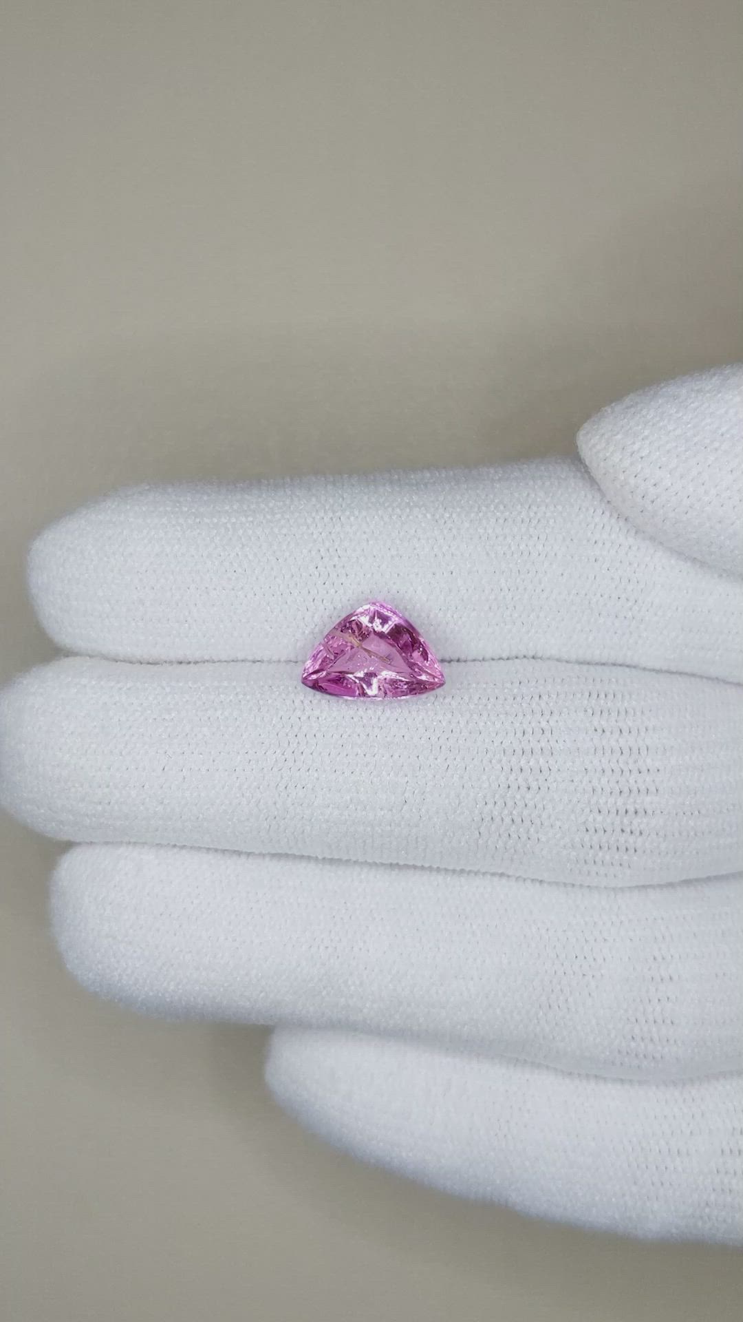 2.78 Ct. Pink Cabochon Sapphire from Madagascar Size Video