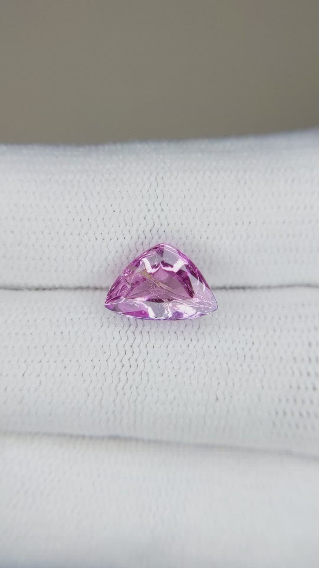 2.78 Ct. Pink Cabochon Sapphire from Madagascar Size Video