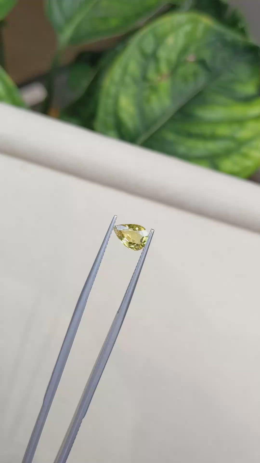 1.34 Ct. Yellow Sapphire from Madagascar Size Video