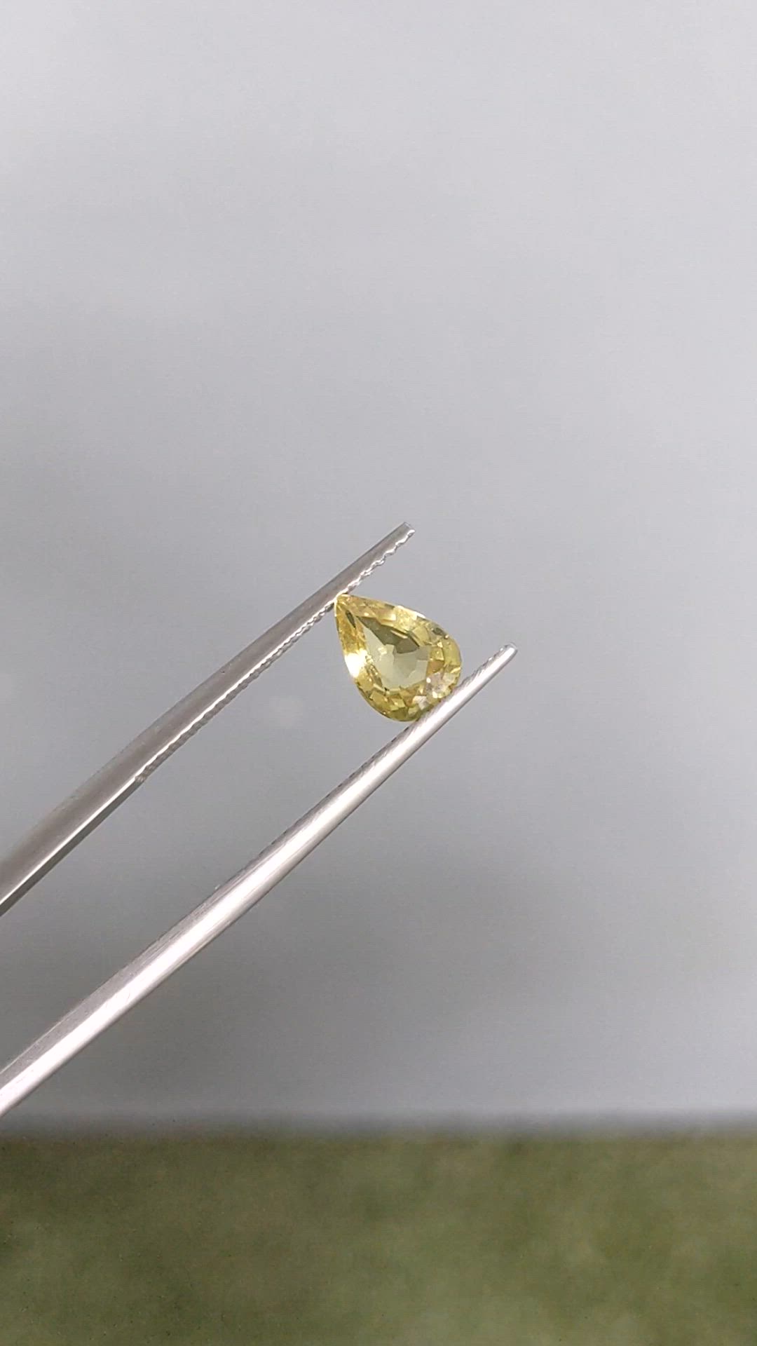 1.34 Ct. Yellow Sapphire from Madagascar Size Video