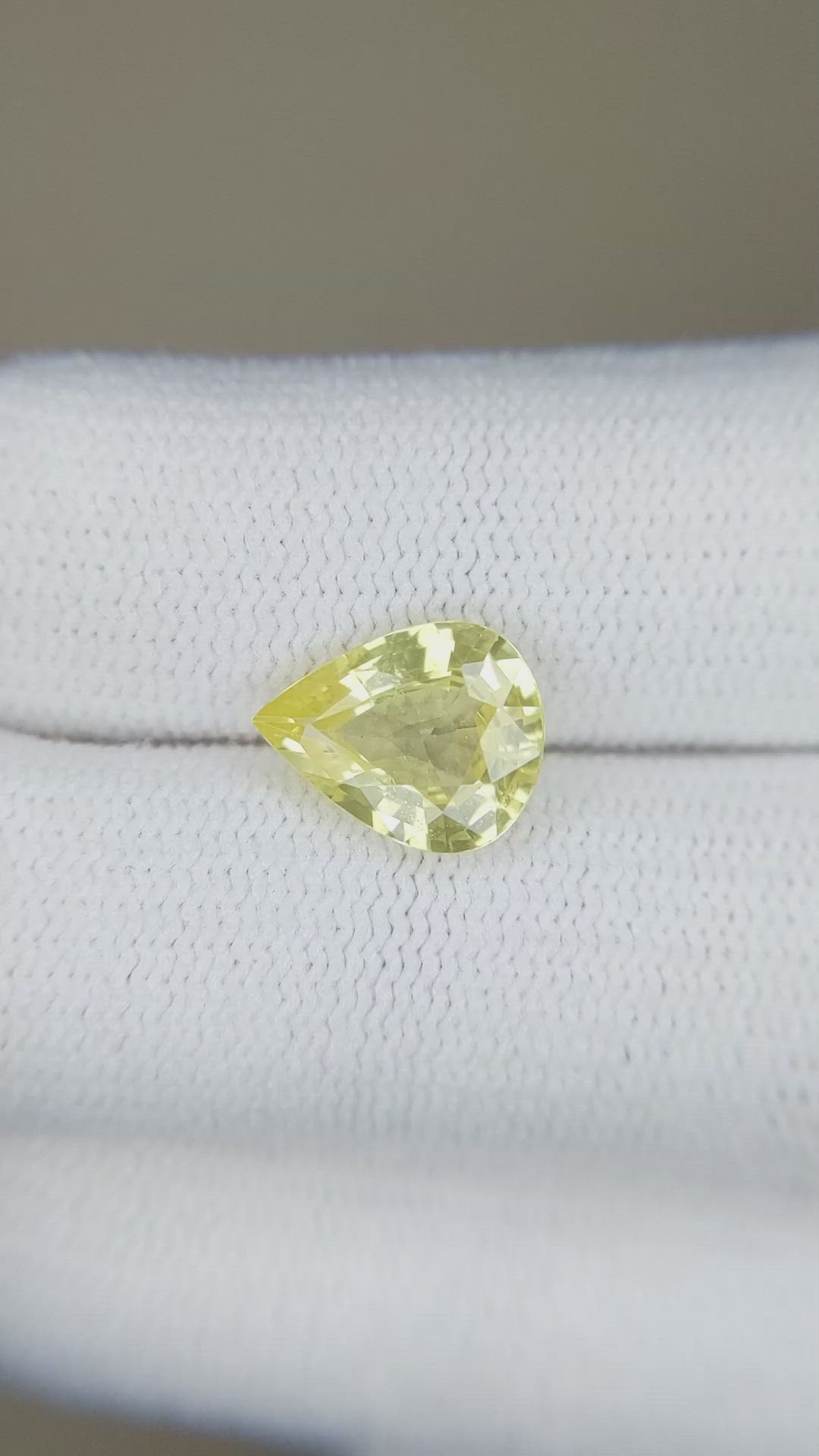 2.37 Ct. Yellow Sapphire from Madagascar Size Video