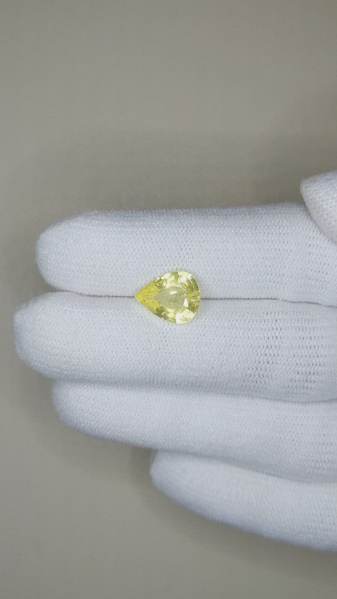 2.37 Ct. Yellow Sapphire from Madagascar Size Video