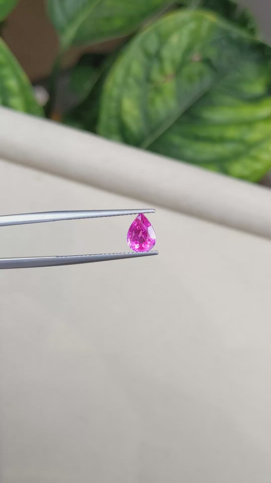 1.50 Ct. Pink Sapphire from Madagascar Size Video