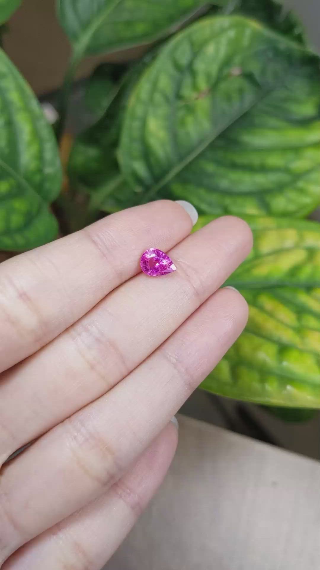 1.50 Ct. Pink Sapphire from Madagascar Size Video