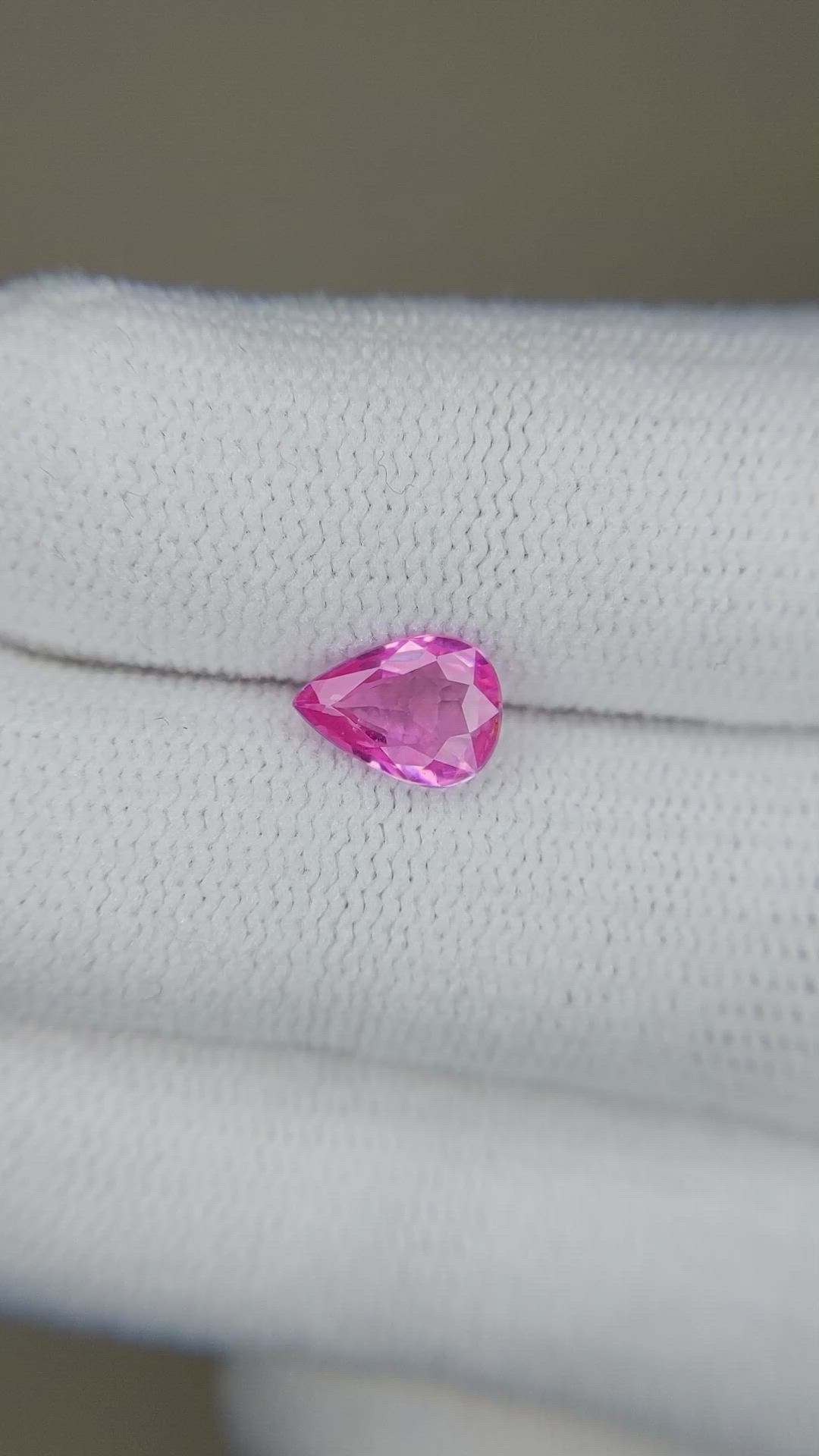 0.93 Ct. Pink Sapphire from Madagascar Size Video