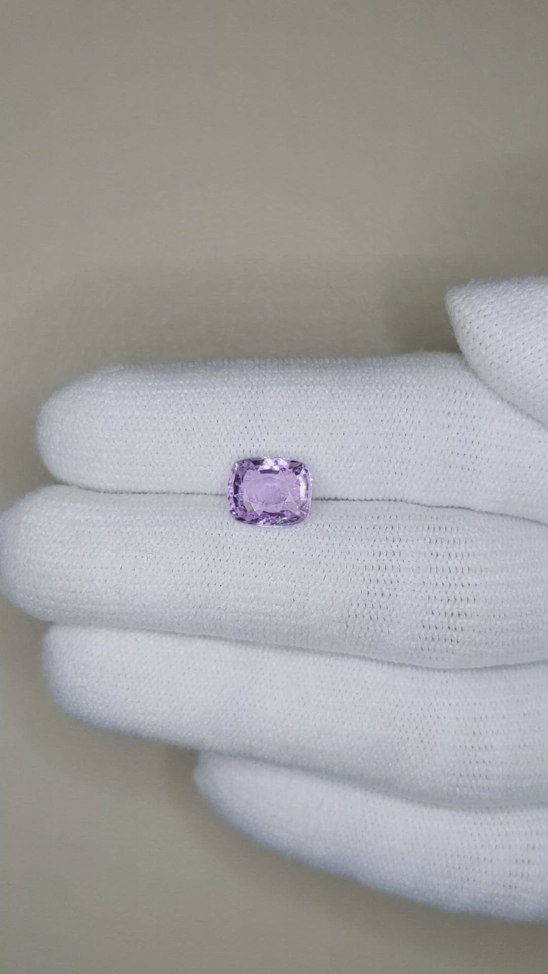 2.42 Ct. Purple Sapphire from Madagascar Size Video