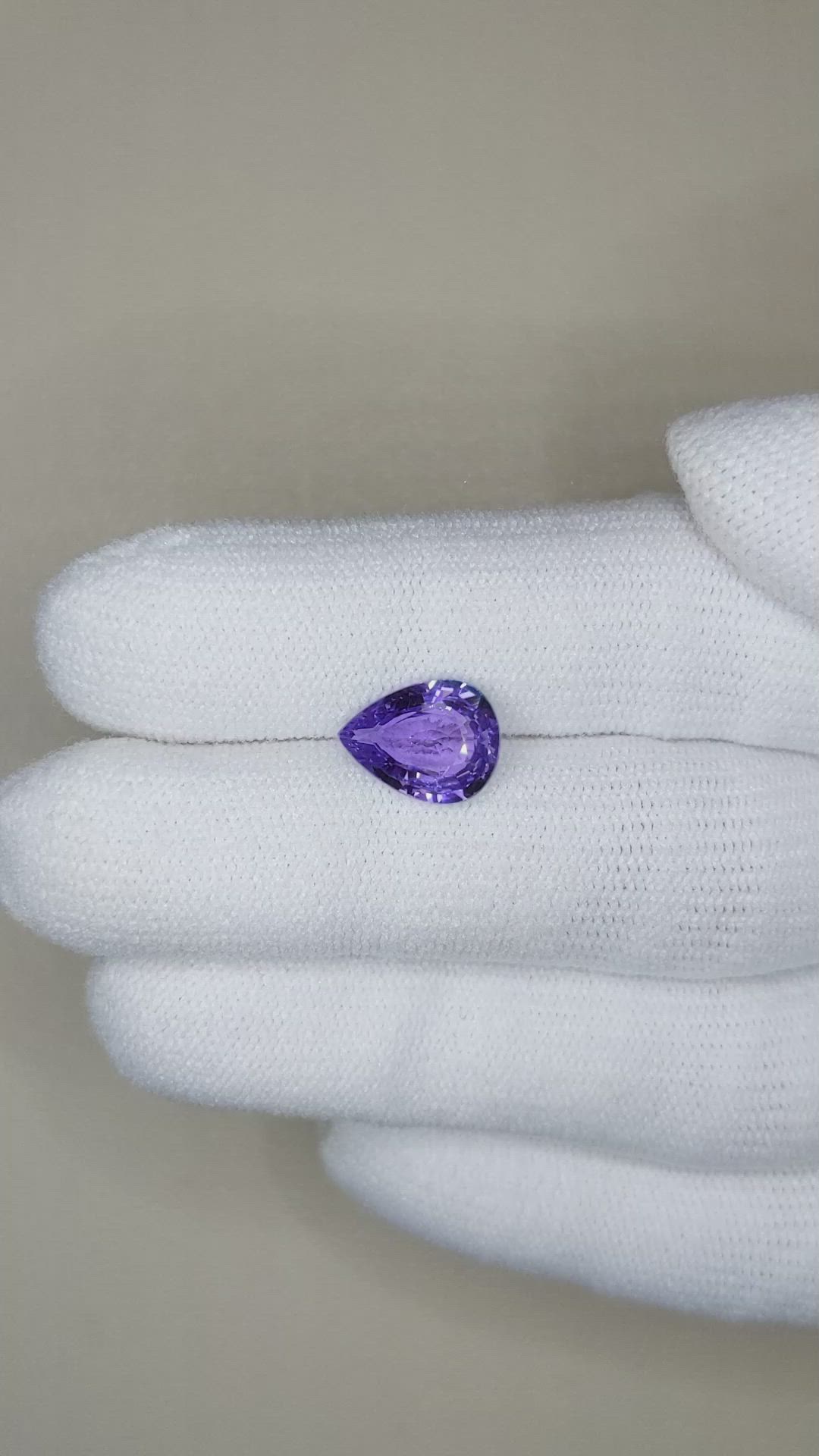 2.60 Ct. Purple Sapphire from Madagascar Size Video