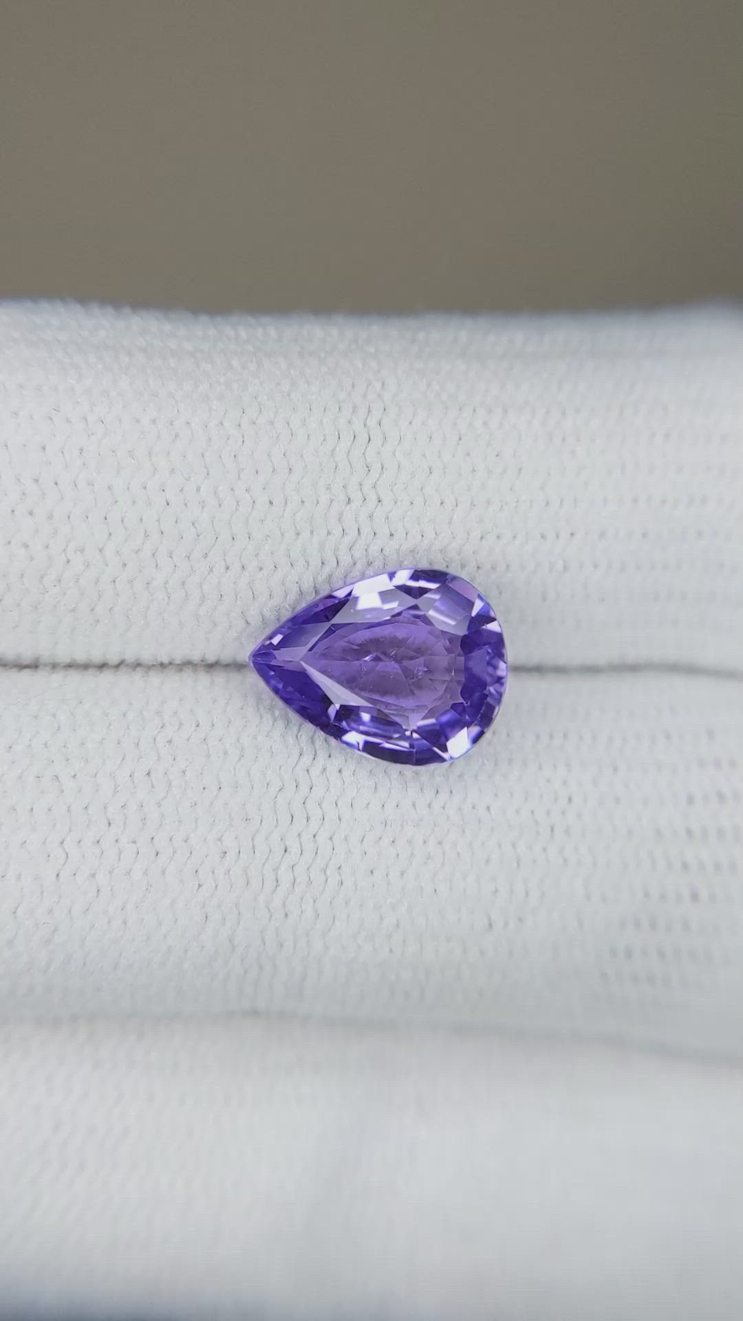 2.60 Ct. Purple Sapphire from Madagascar Size Video