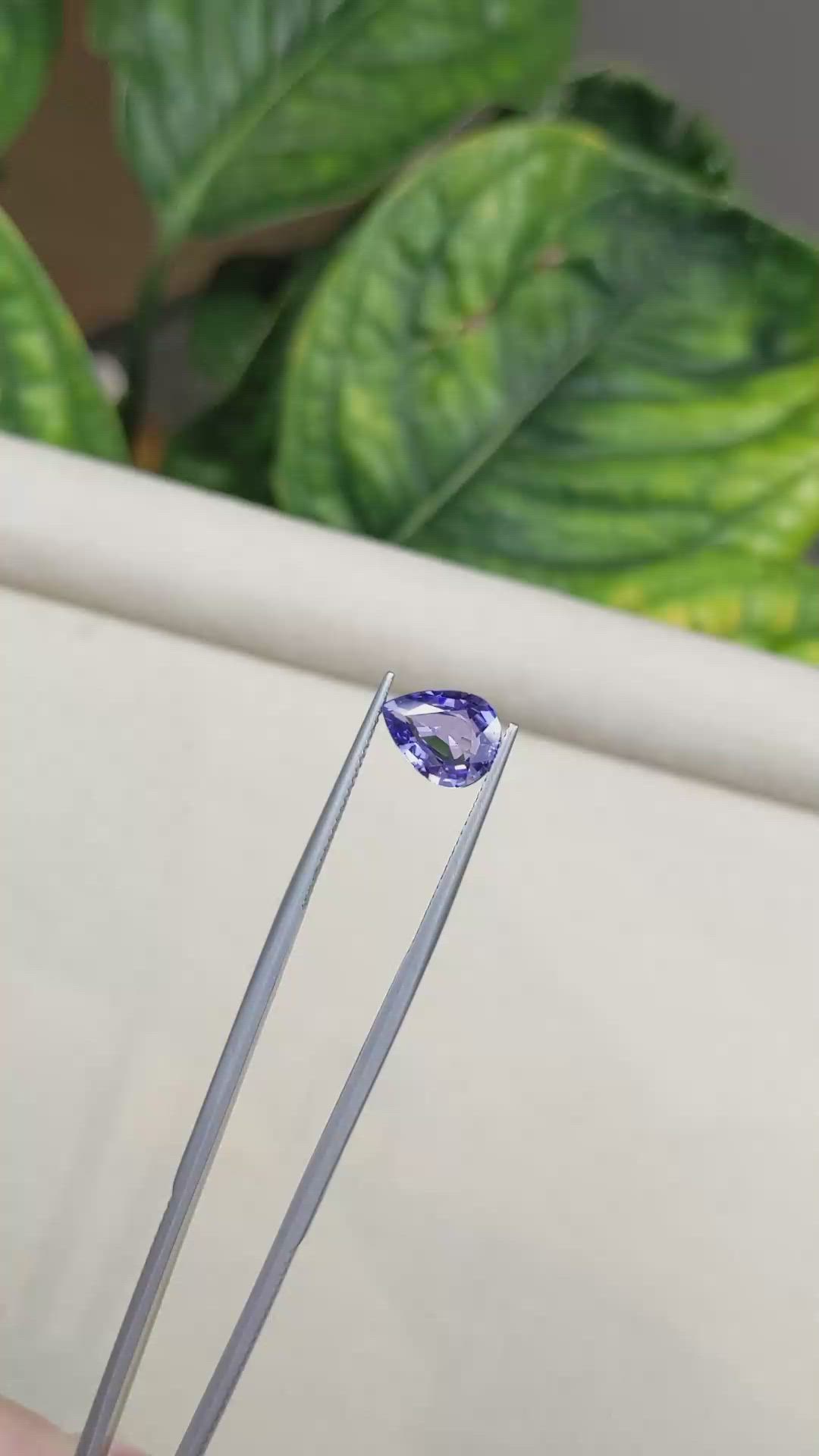 2.60 Ct. Purple Sapphire from Madagascar Size Video