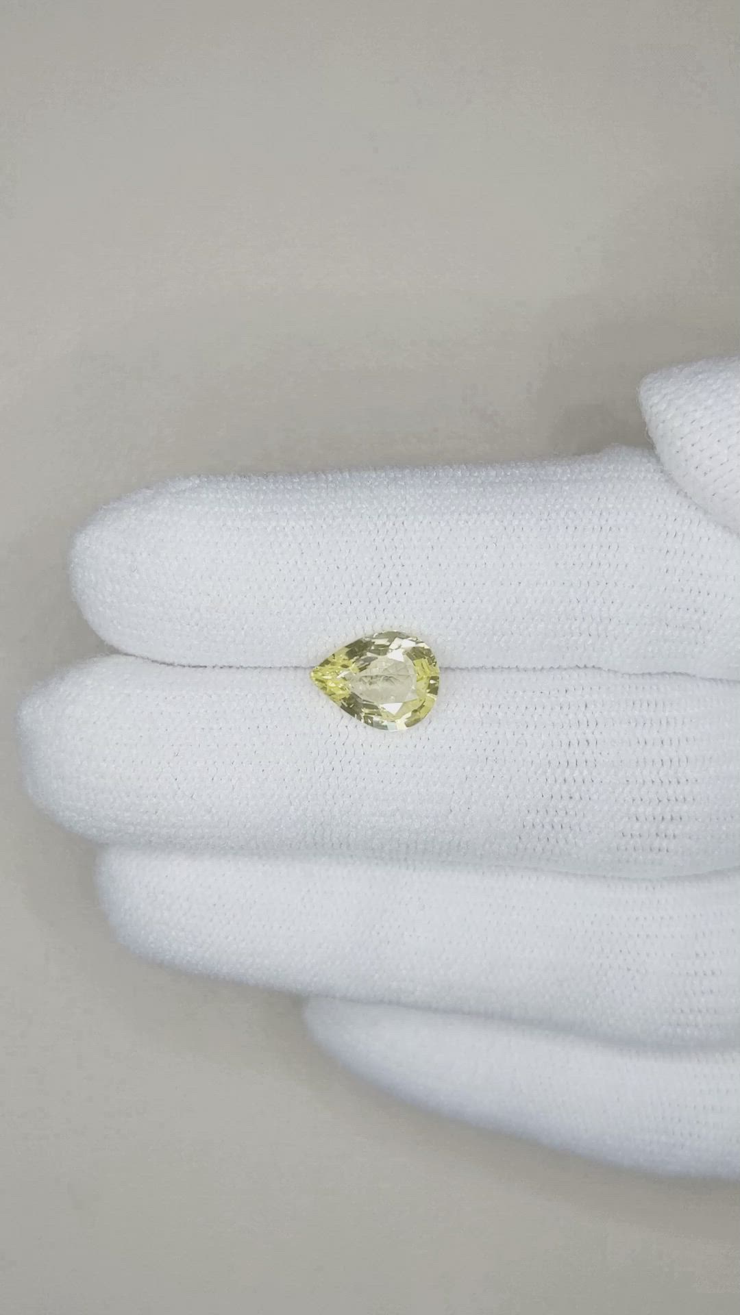 1.81 Ct. Yellow Sapphire from Madagascar Size Video