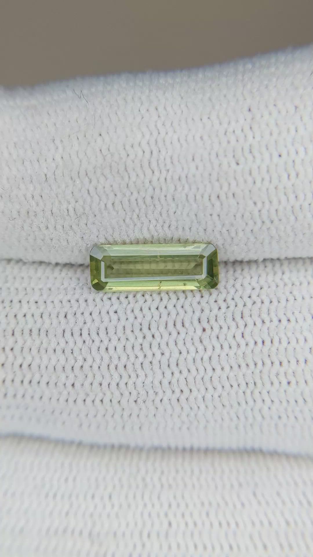 1.46 Ct. Green Sapphire from Madagascar Size Video