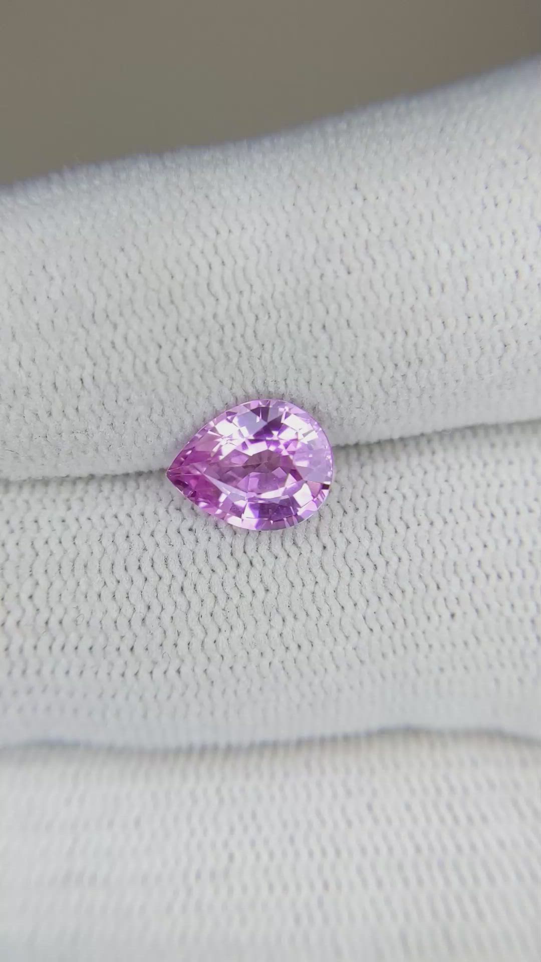 2.18 Ct. Pink Sapphire from Madagascar Size Video