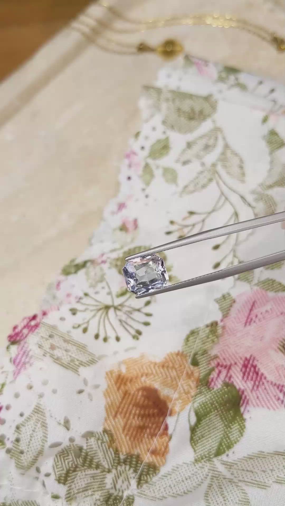 3.56 Ct. Blue Sapphire from Madagascar Size Video