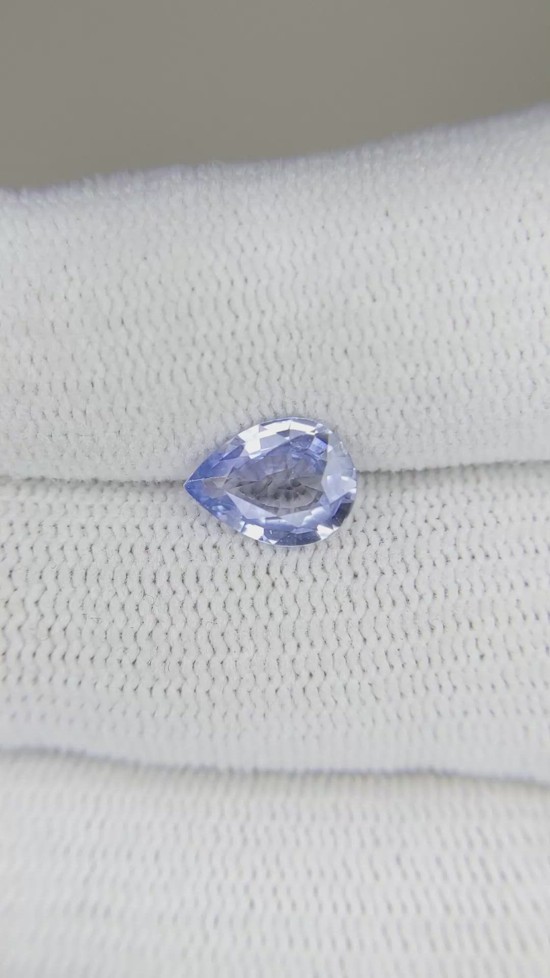 1.56 Ct. Blue Sapphire from Madagascar Size Video