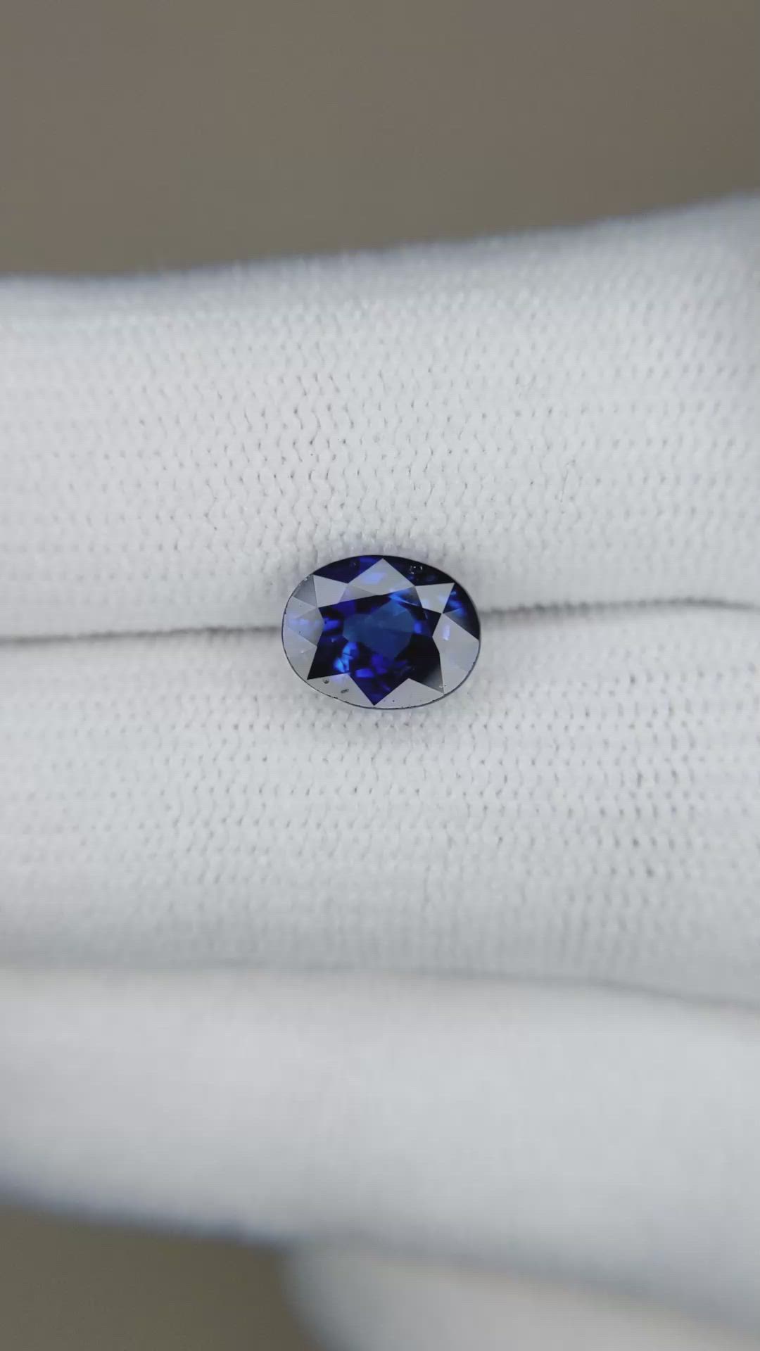 2.05 Ct. Blue Sapphire from Ceylon (Sri Lanka) Size Video