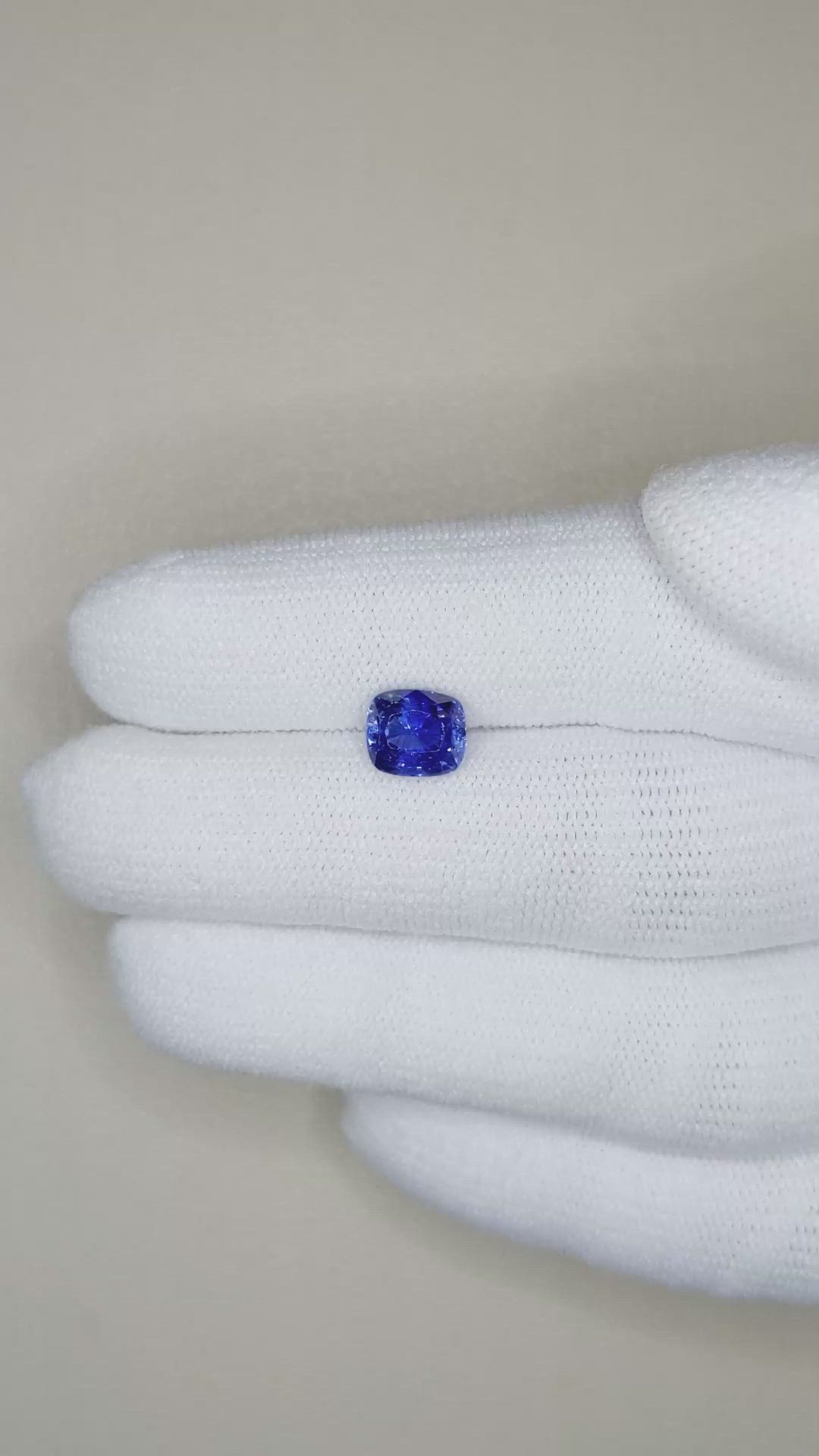 1.95 Ct. Blue Sapphire from Ceylon (Sri Lanka) Size Video
