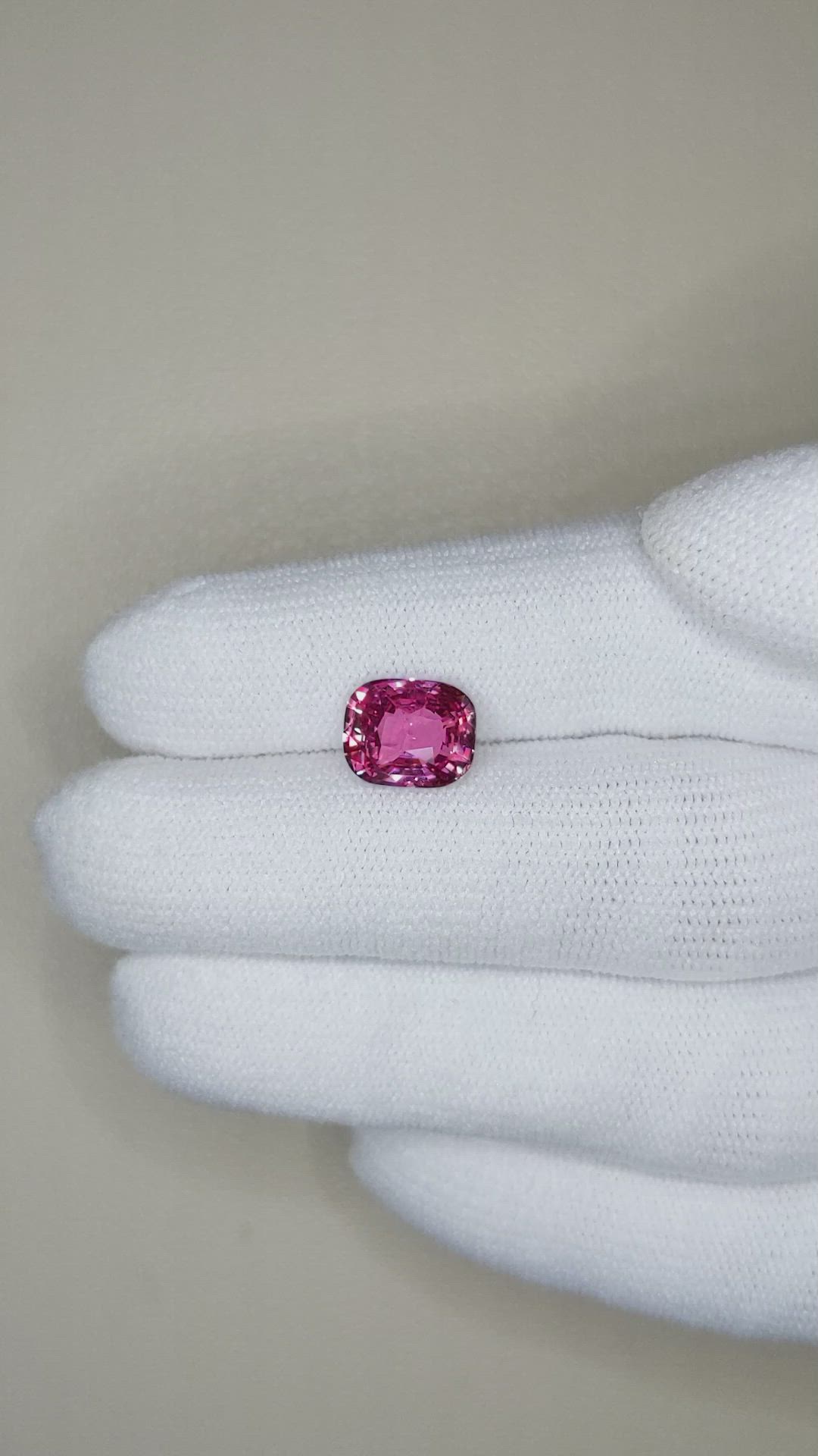 3.08 Ct. Pink Sapphire from Ceylon (Sri Lanka) Size Video